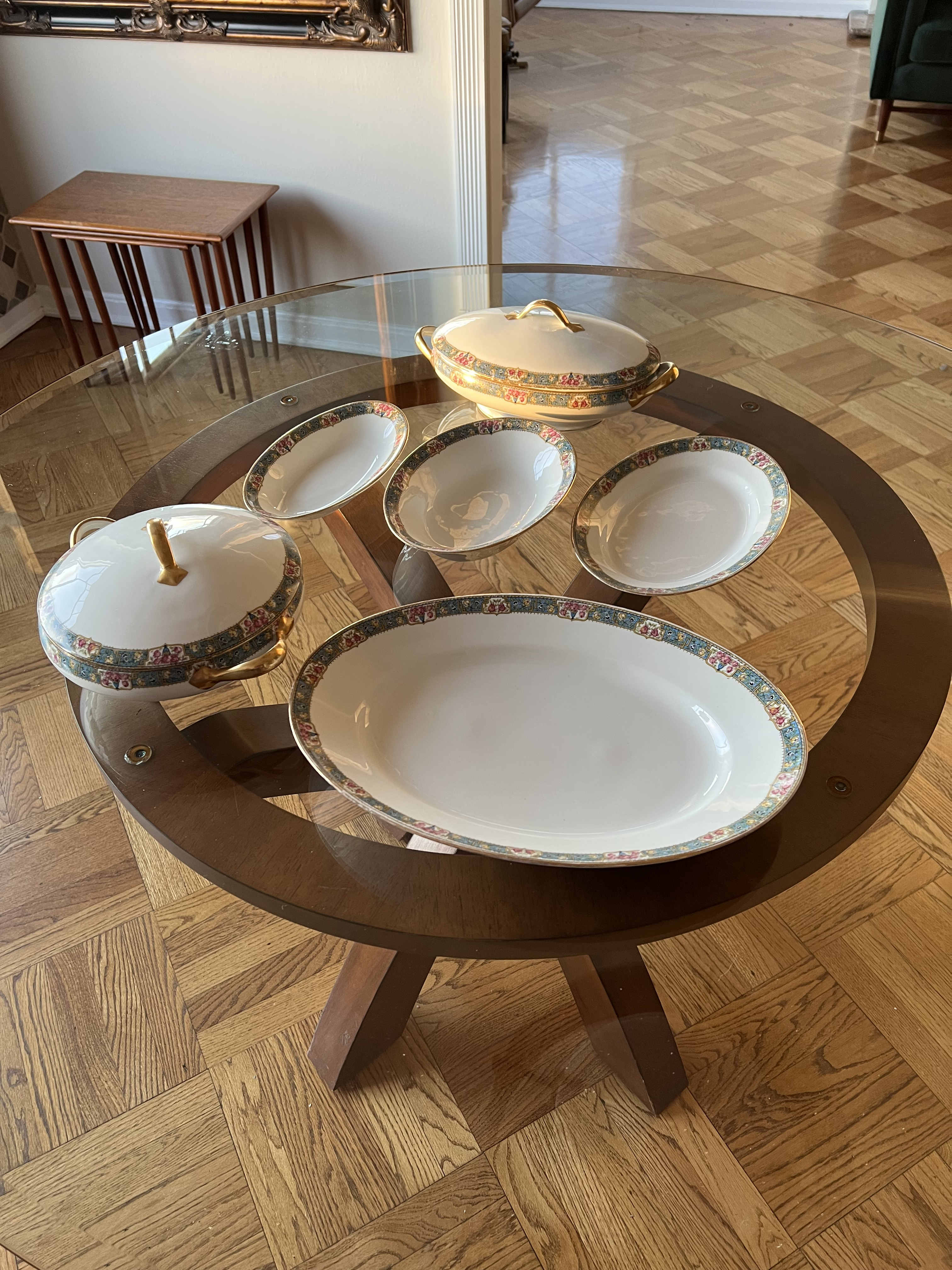 yk♡Limoge＊フランスアンティーク　ローズ　ディスペンサーセット yk様専用♡Limoge＊フランスアンティーク ローズ ディスペンサーセット