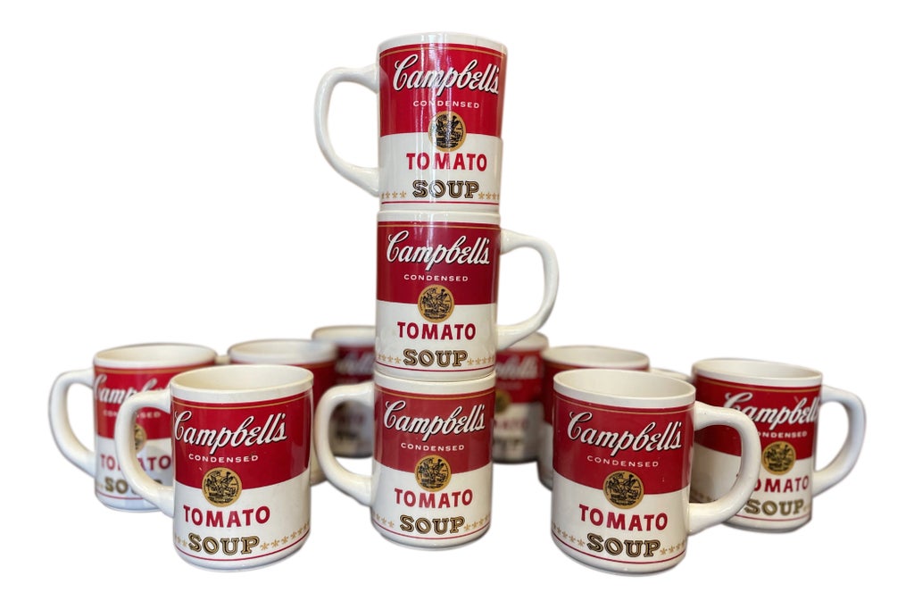 Campbell’s キャンベル　食器セット 1968 First Edition Campbell's Soup Mugs- Set of 11 | Chairish