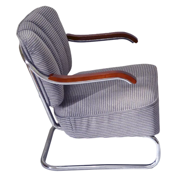 Tubular Steel Cantilever Chair Chairish