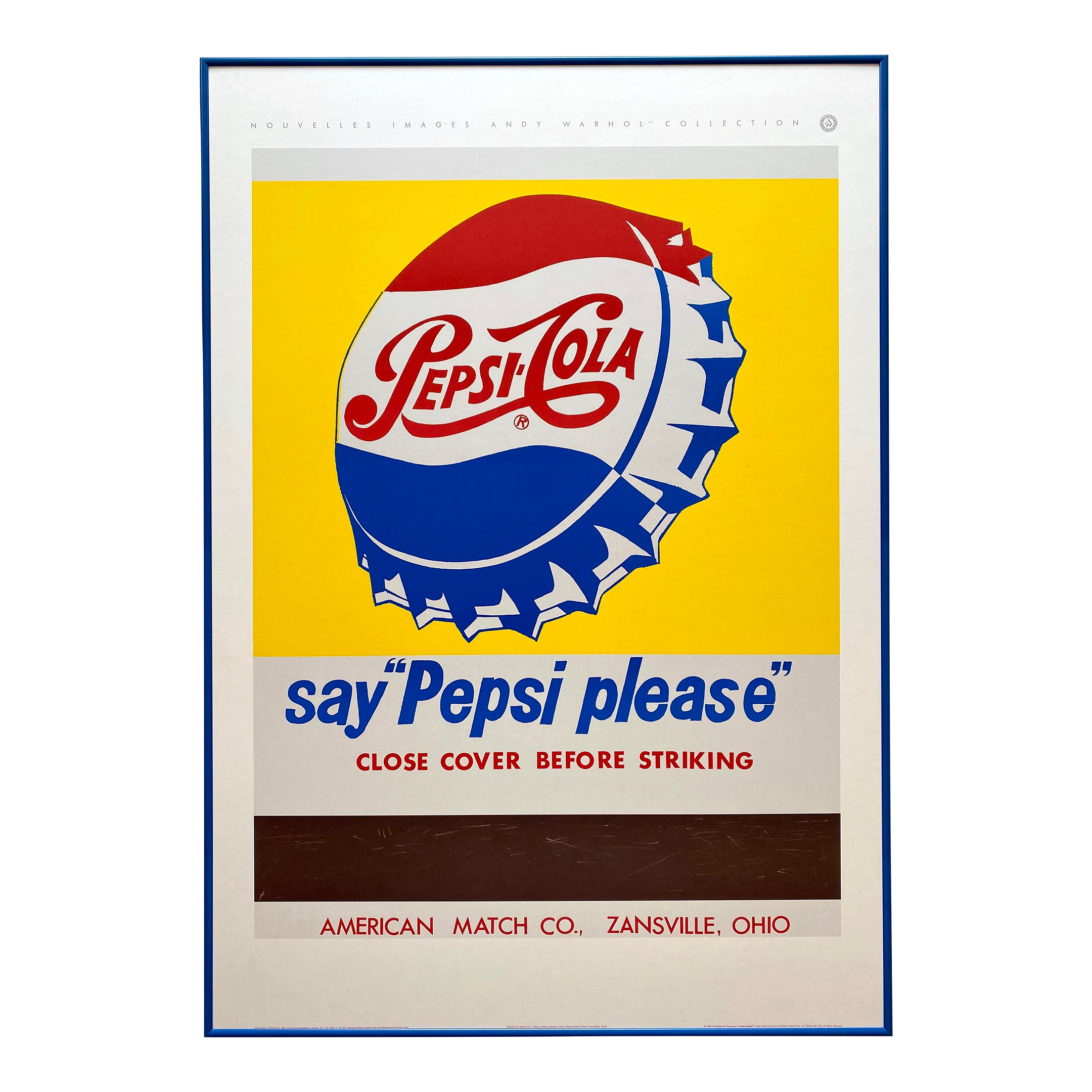 Andy Warhol Estate Vintage 1990 First Edition Lithograph Print