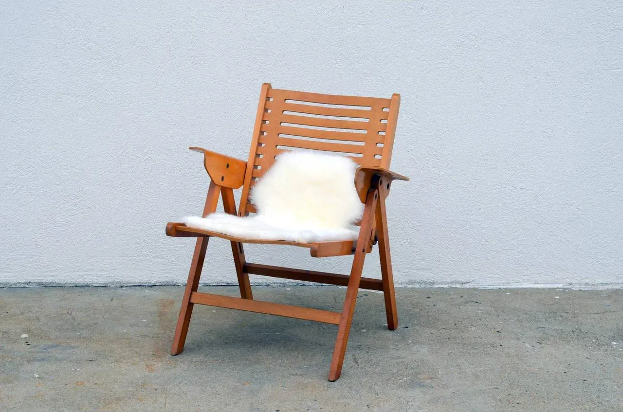 Vintage Folding Rex Lounge Chair by Niko Kralj | Chairish