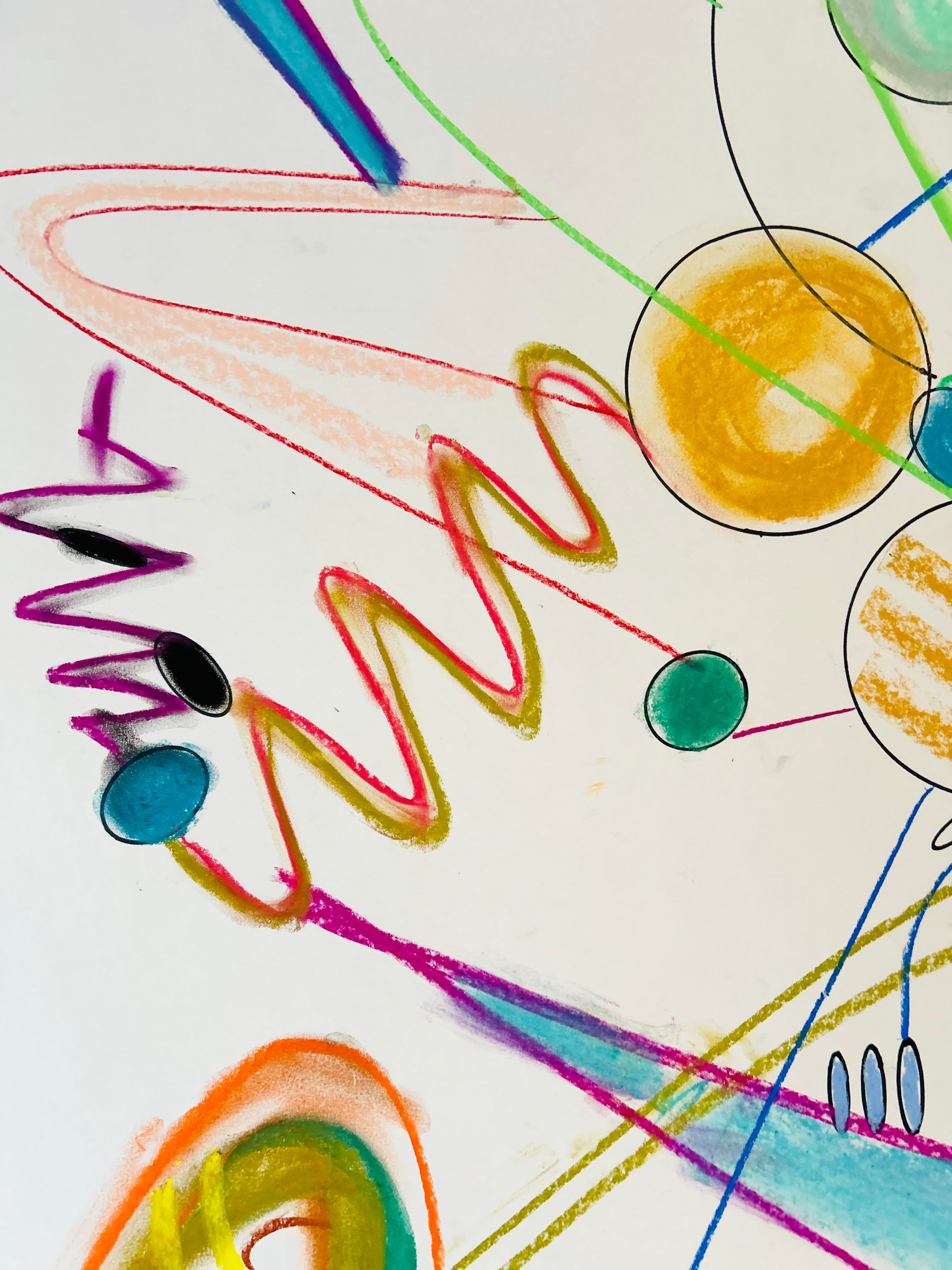 Cosmic Lyrical Abstraction in Space and Time by Erik Sulander