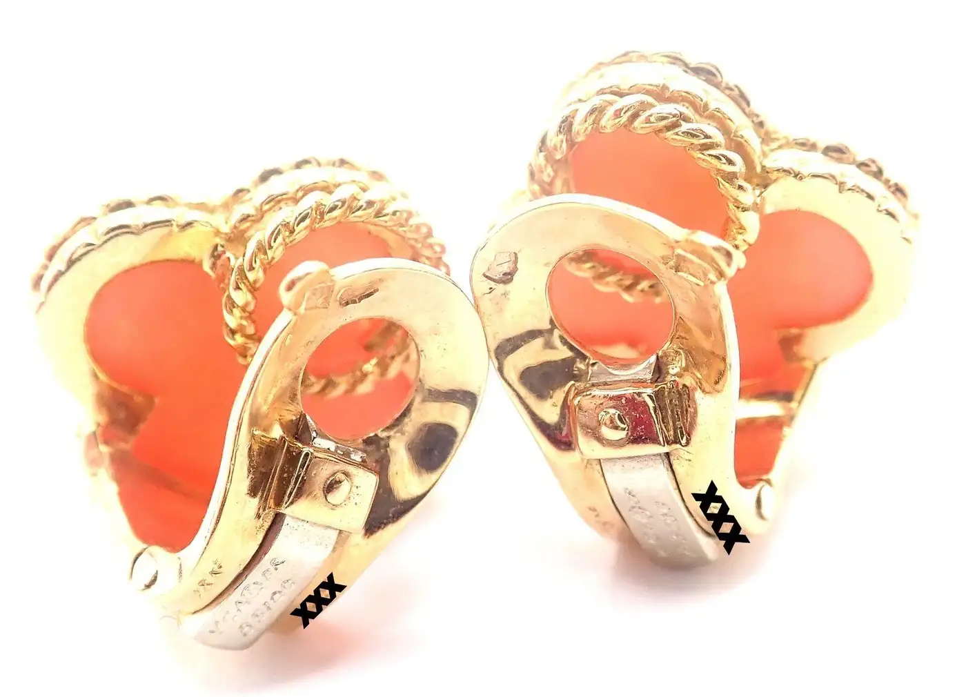 ◆VINTAGE HOLLYWOOD◆ Colorful Heart Earrings VH2313EA002B Joan Rivers Red Glass Heart Earrings - Garden Party