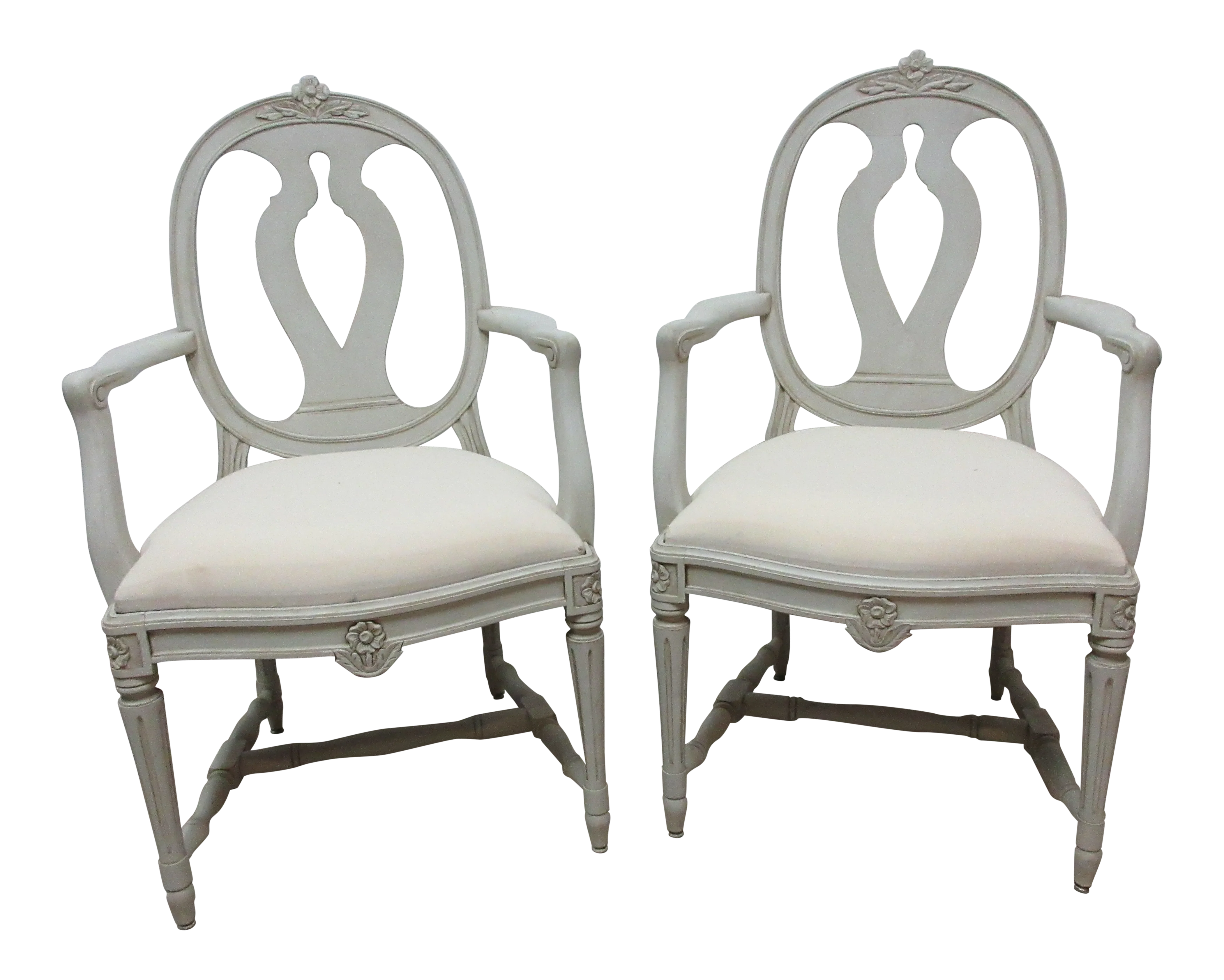 Chairs Arm Swedish Gustavian