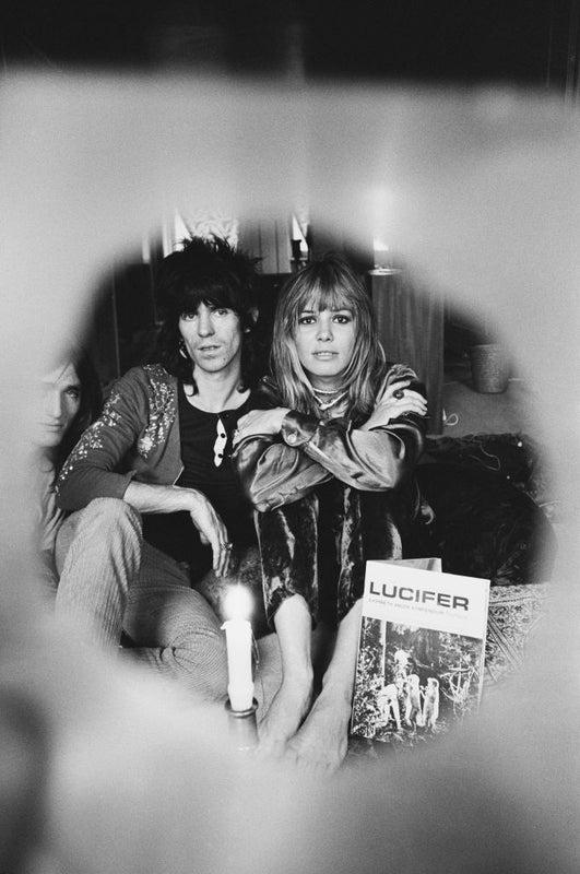\'Keith Richards and Anita Pallenberg\' Unframed Archival Pigment Print