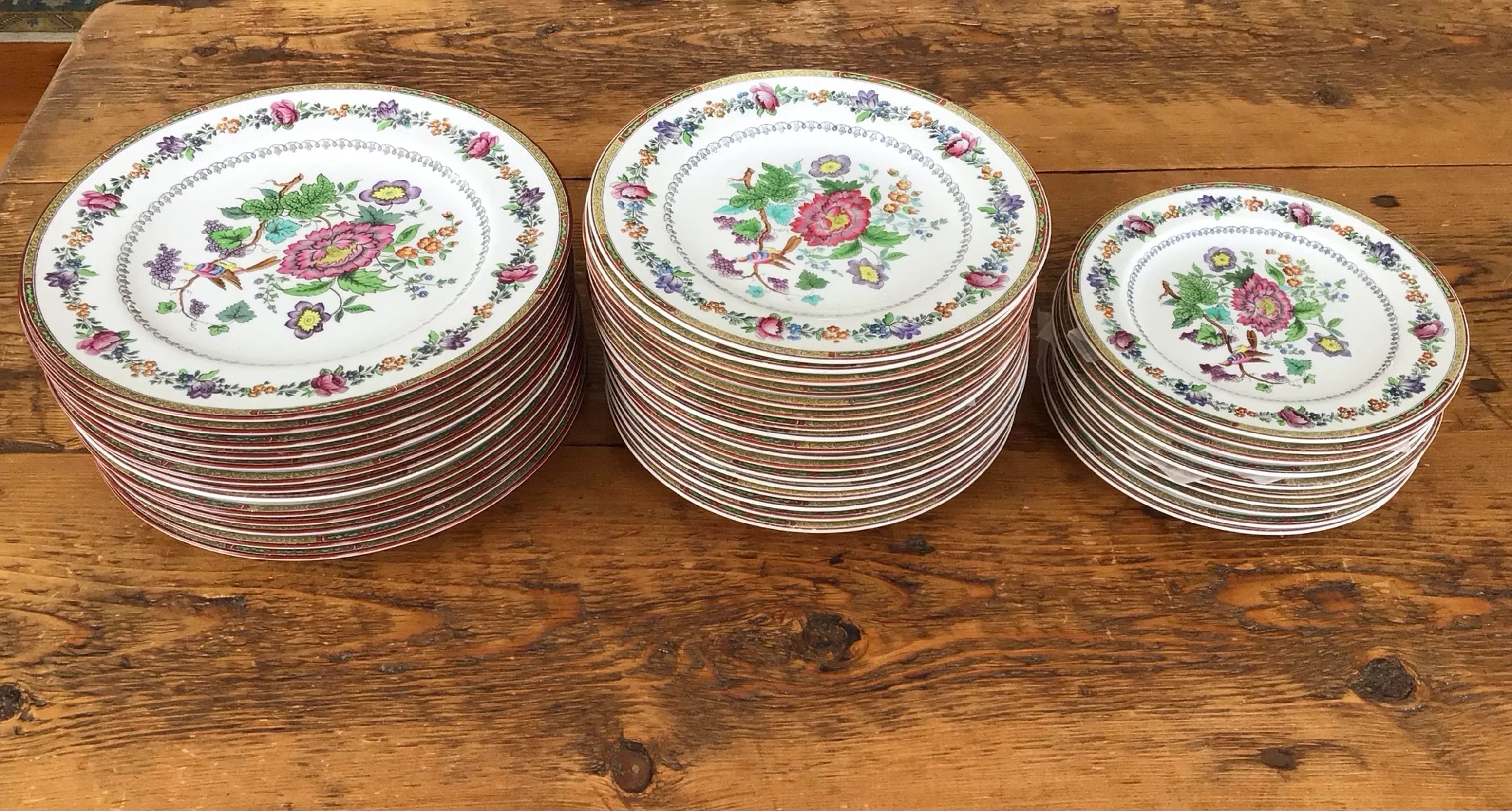 40 Plates - Spode Copeland English Bone China in Chinese