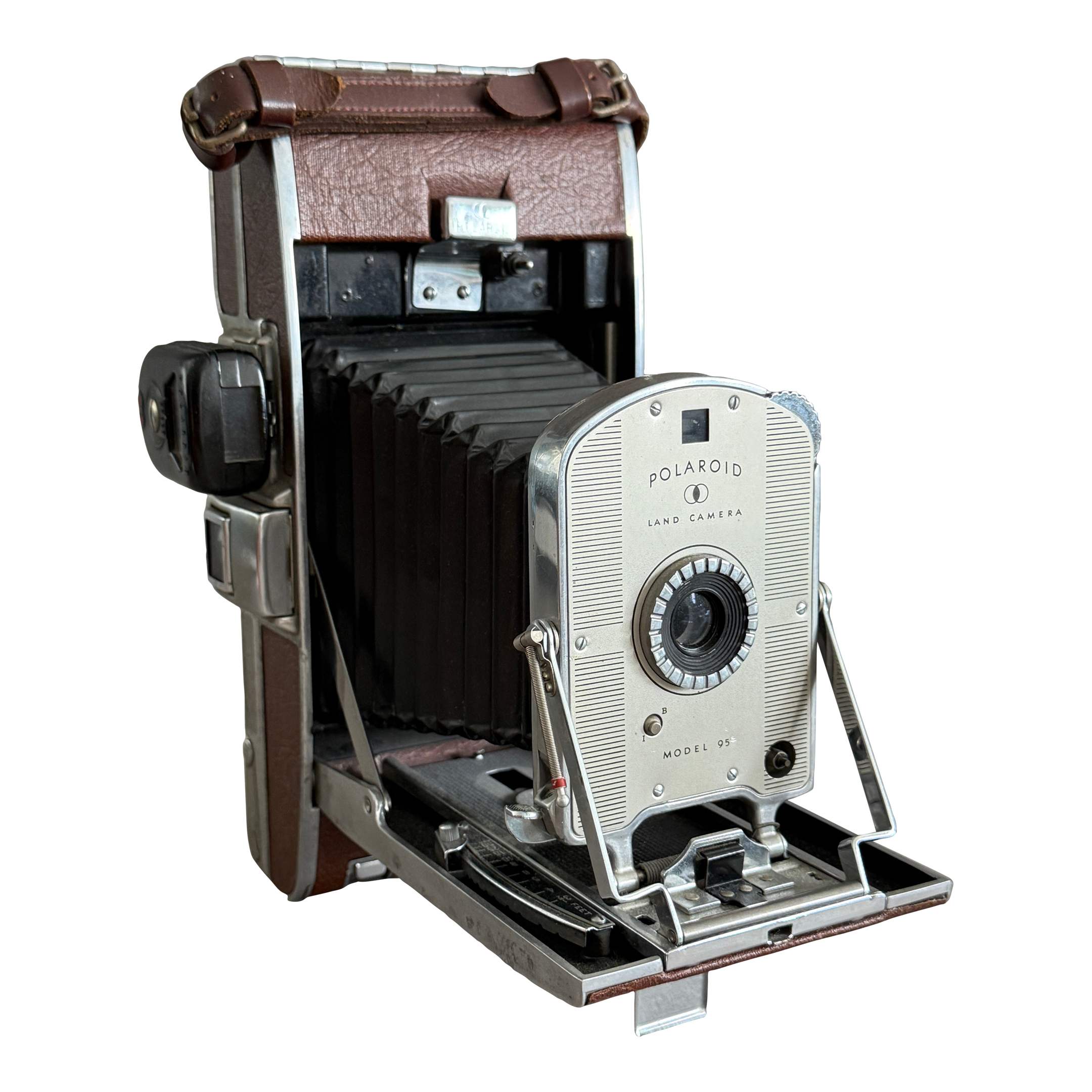 Vintage Polaroid Land Camera Model 95 With Light Meter Chairish