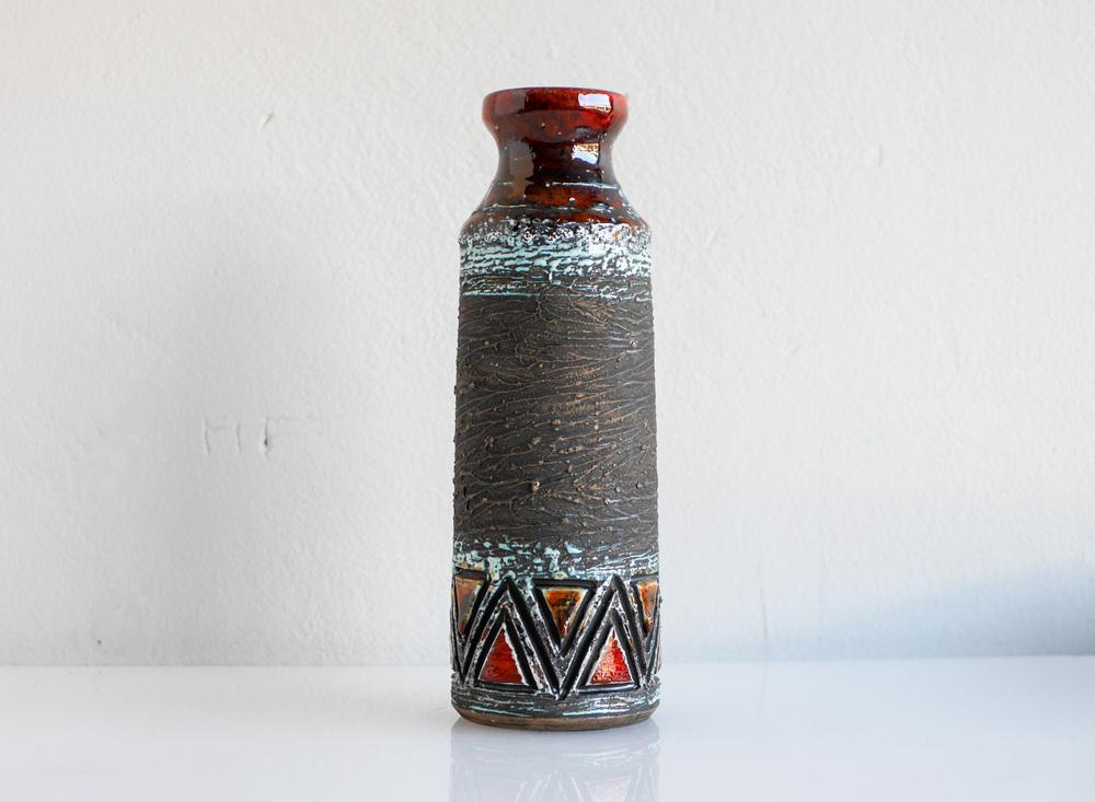 Mid-Century Modern Large Scandinavian Art Pottery Vase in