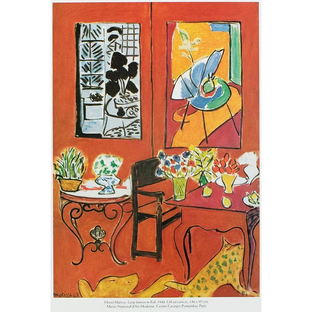 Henri Matisse、INTERIEUR ROUGE、希少高級画集画 Henri Matisse、INTERIEUR ROUGE、希少高級画集画 - メルカリ