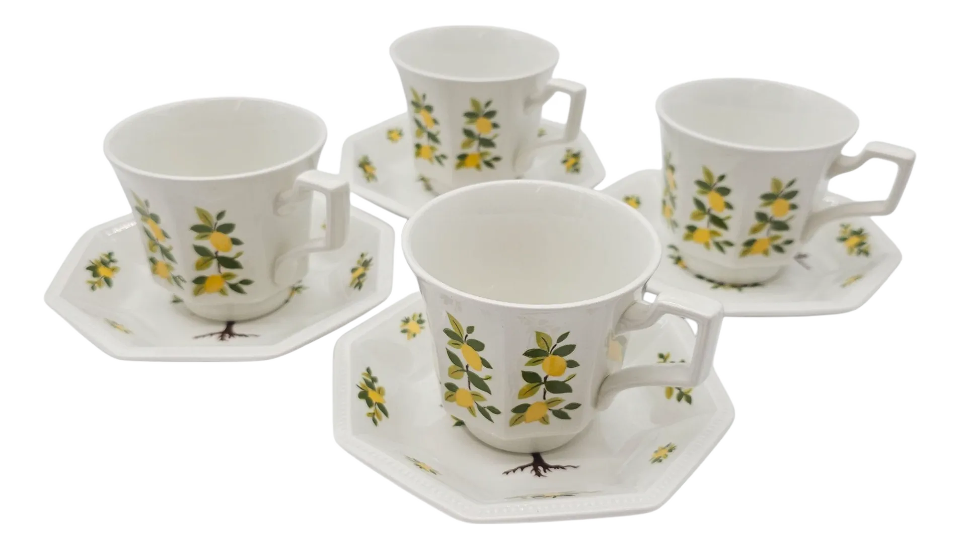 Vintage Johnson Brothers Lemon Tree Ironstone Coffee Tea Cup and