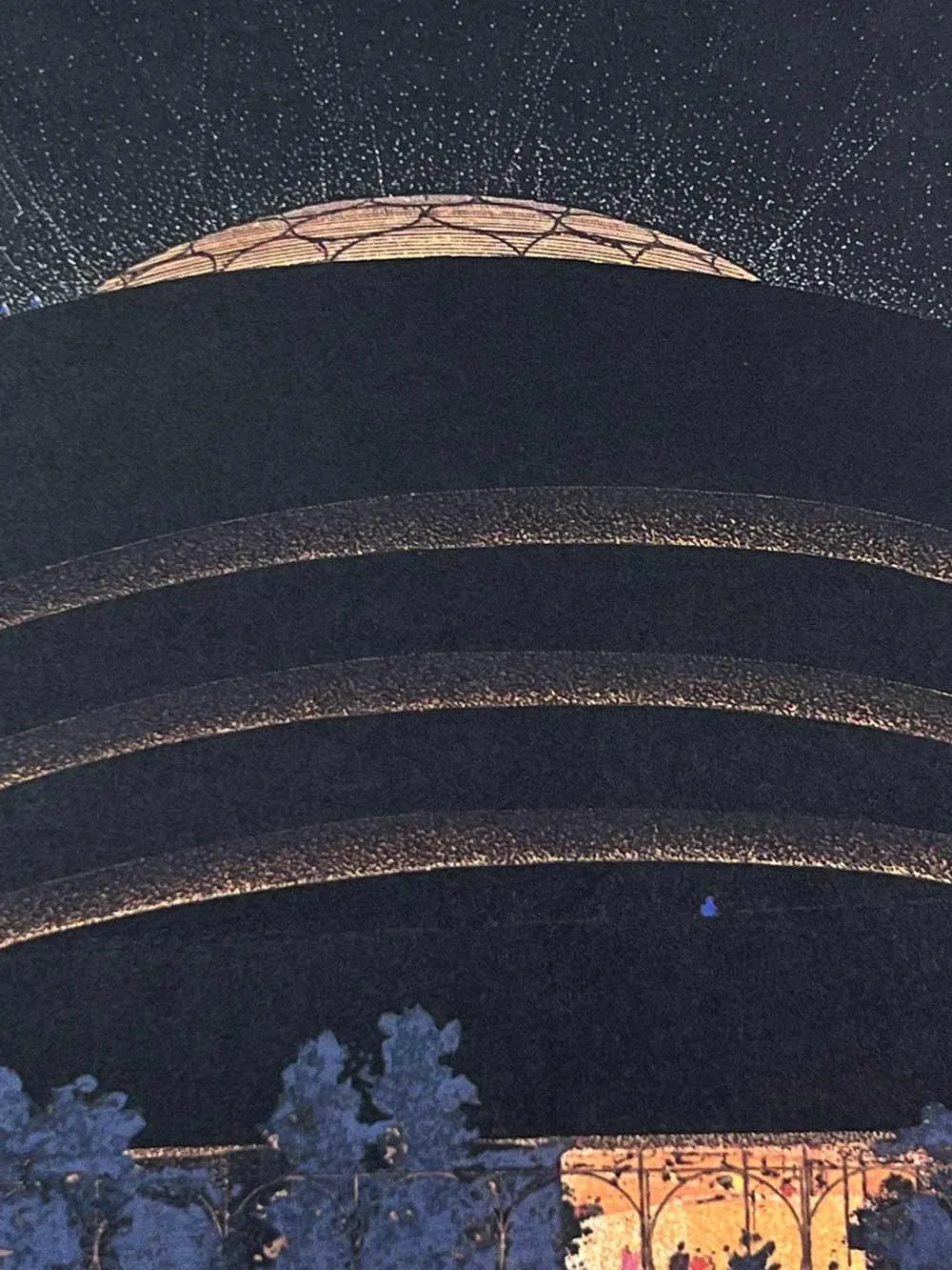 Frank Lloyd Wright Lithograph Ltd Ed. Solomon R. Guggenheim at