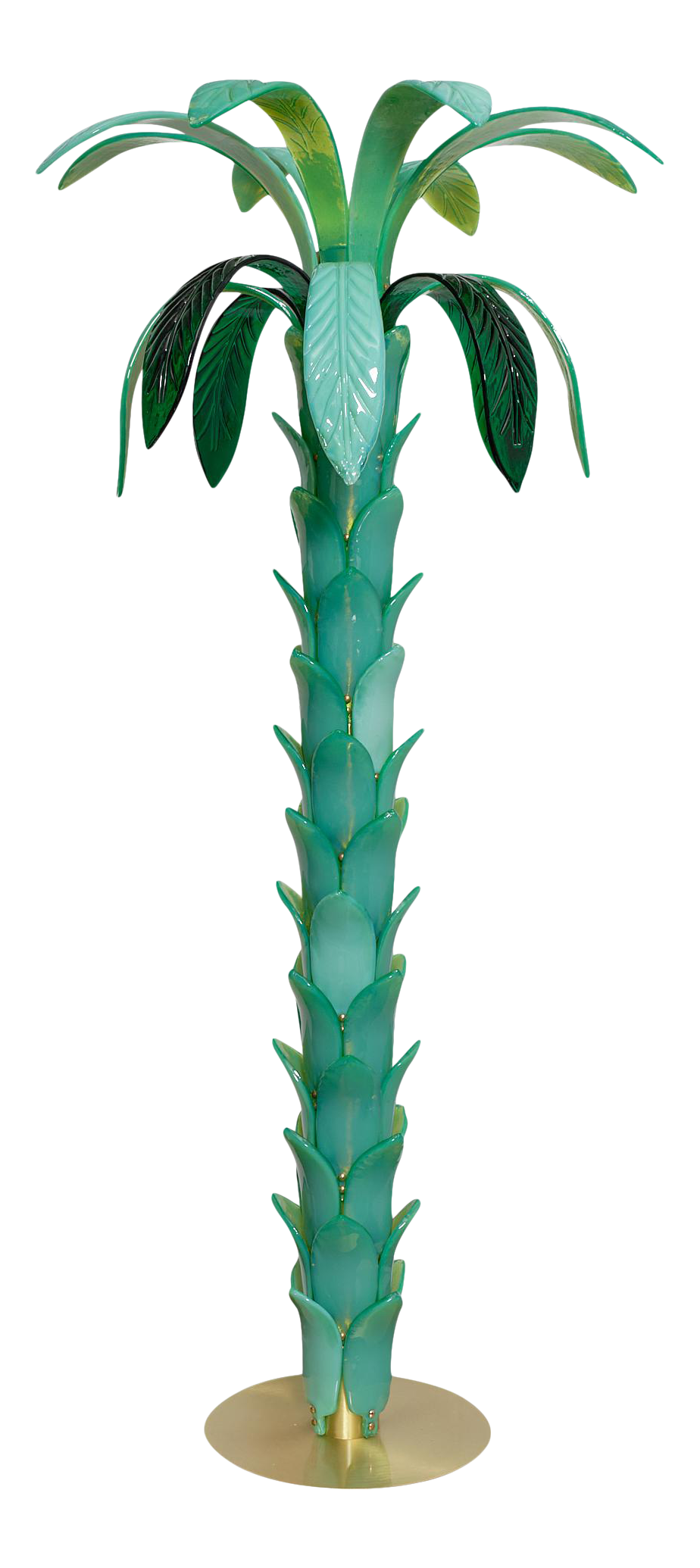 Murano Glass Palm Tree Floor Lamp Chairish