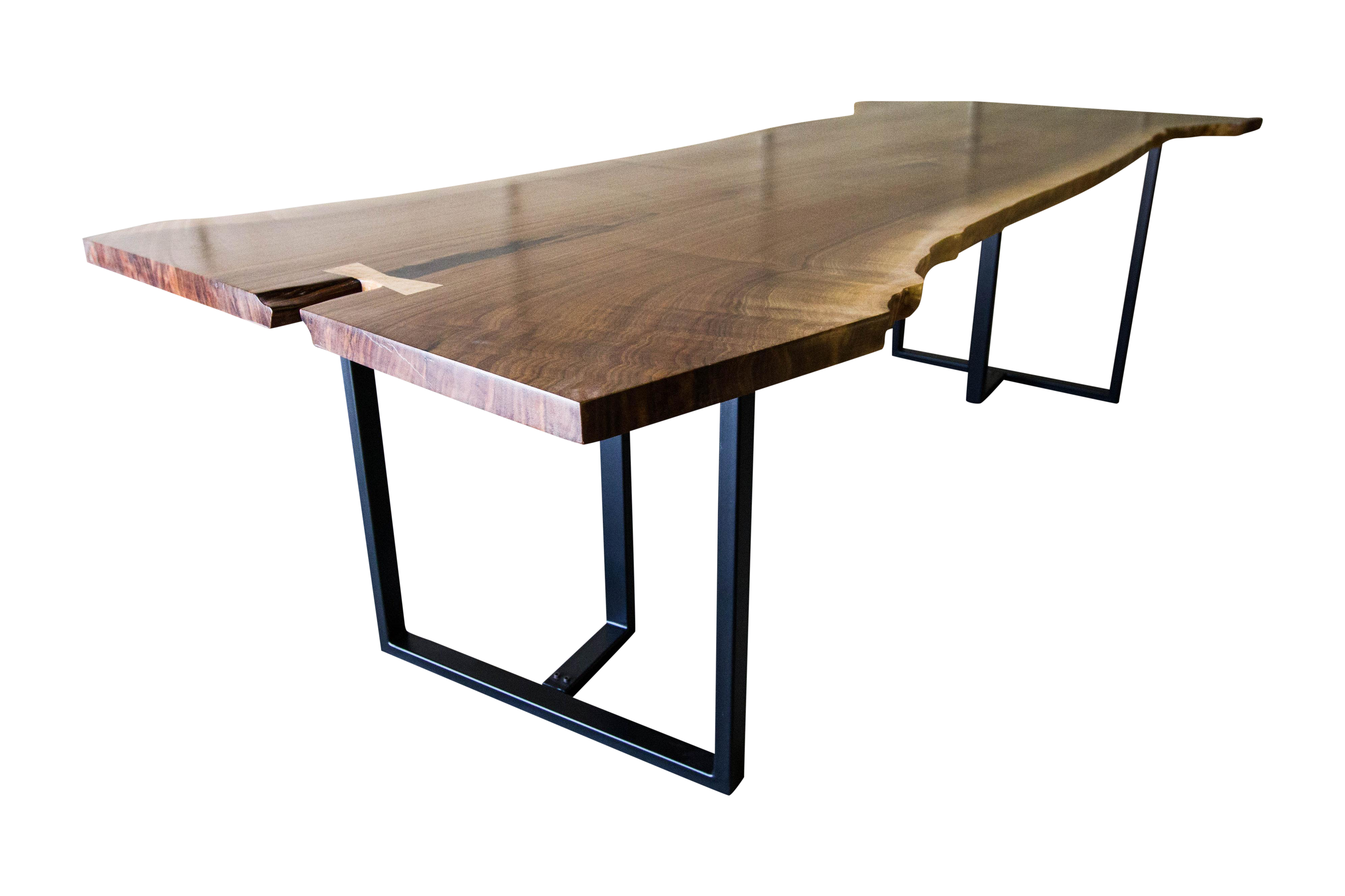 Modern Black Walnut Live Edge Dining Table Chairish