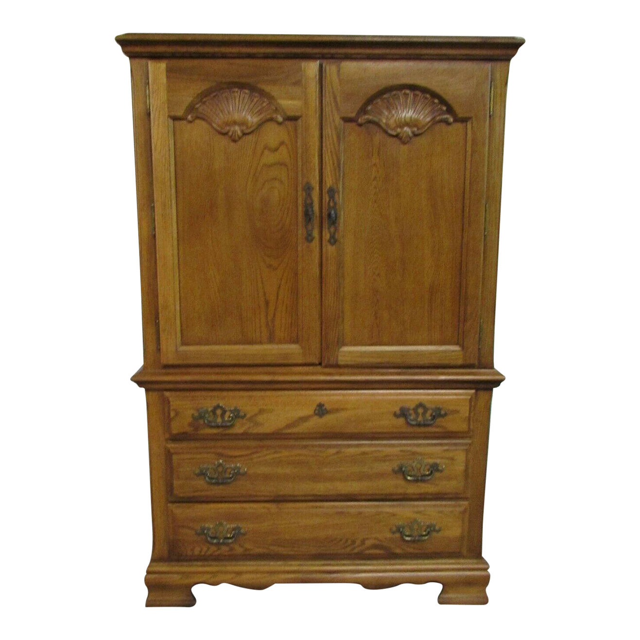 Broyhill Premiere Collection Oak Fitted Wardrobe Chairish
