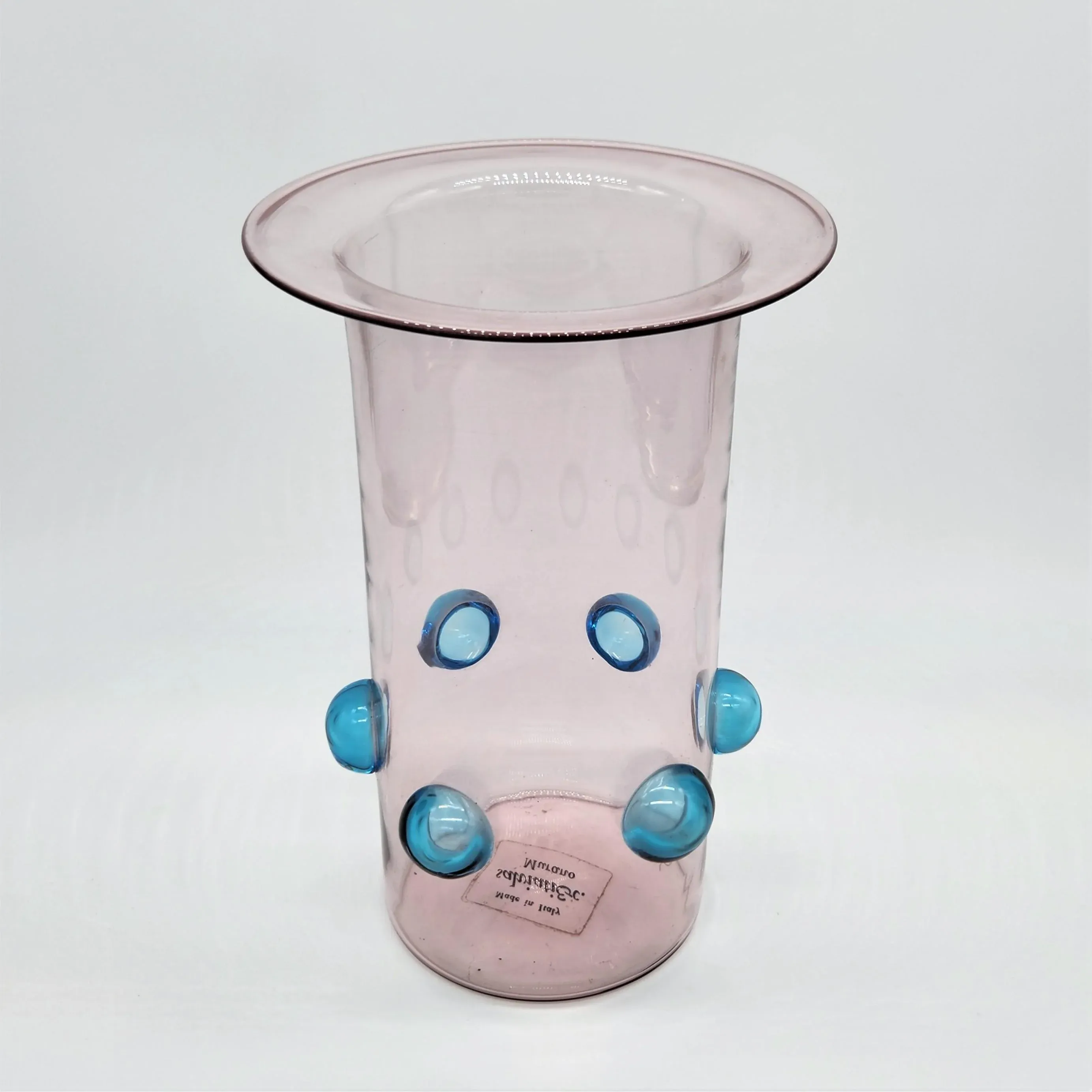 1960s Luciano Gaspari for Salviati Murano Glass Vase | Chairish