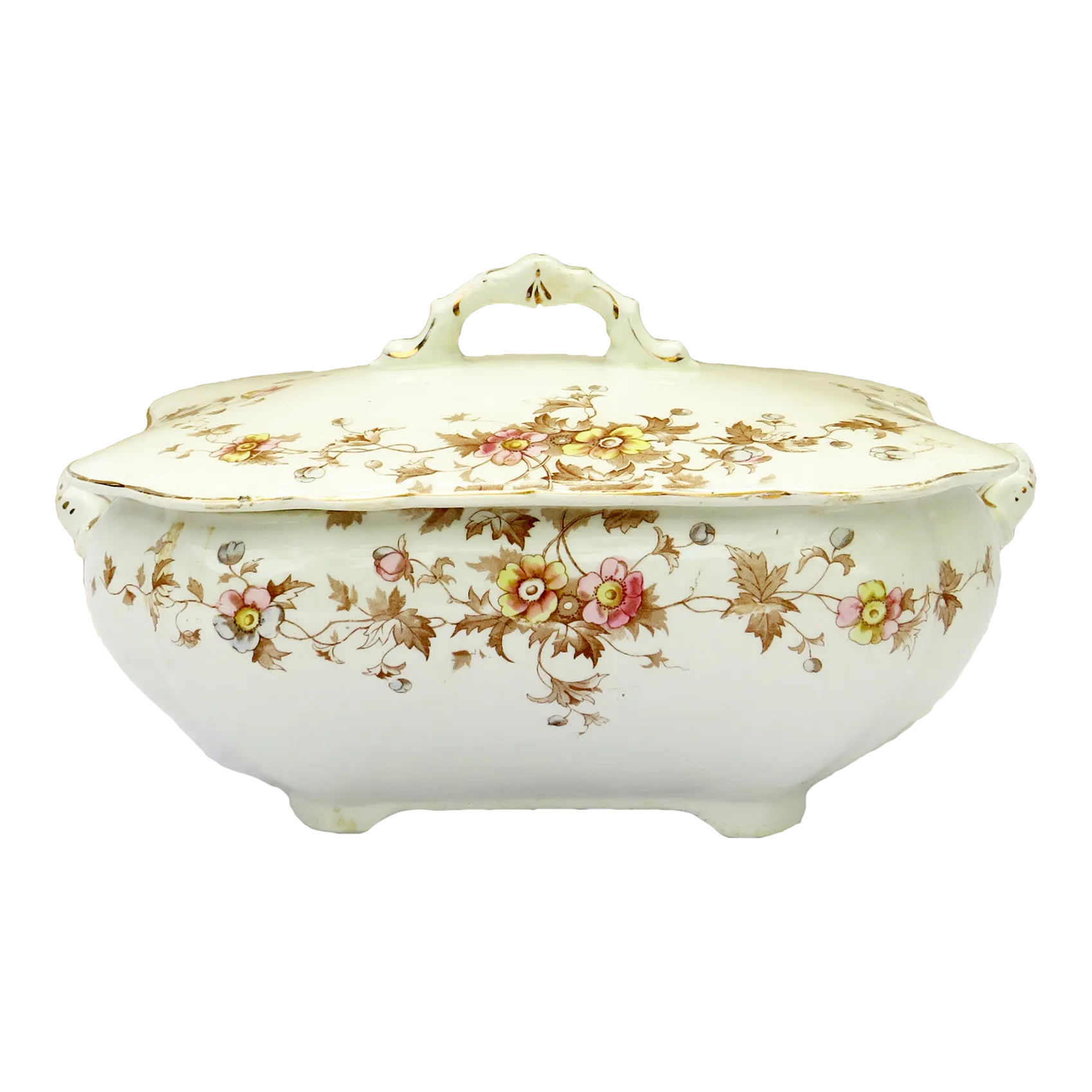 Antique English Ironstone Tureen With Lid Chairish