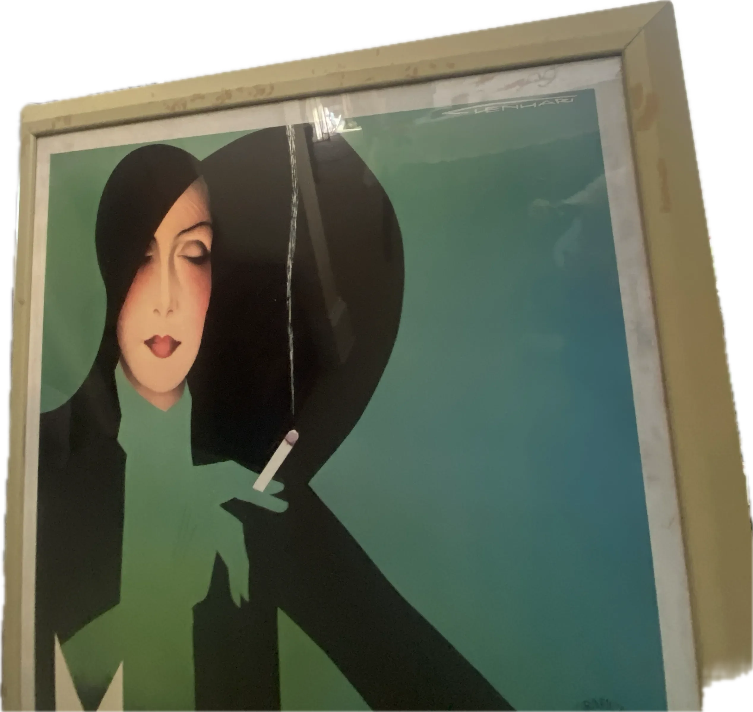 Franz Lenhart Modiano Art Deco Advertising Lithograph Print Poster 1935 XIII Large