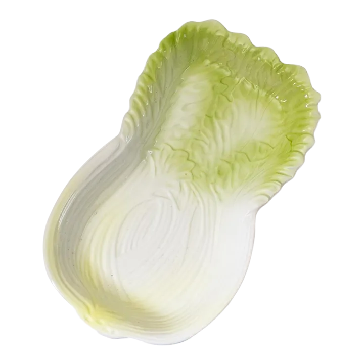 Majolica Style Ceramic Celery Platter or Serving Plate Chairish