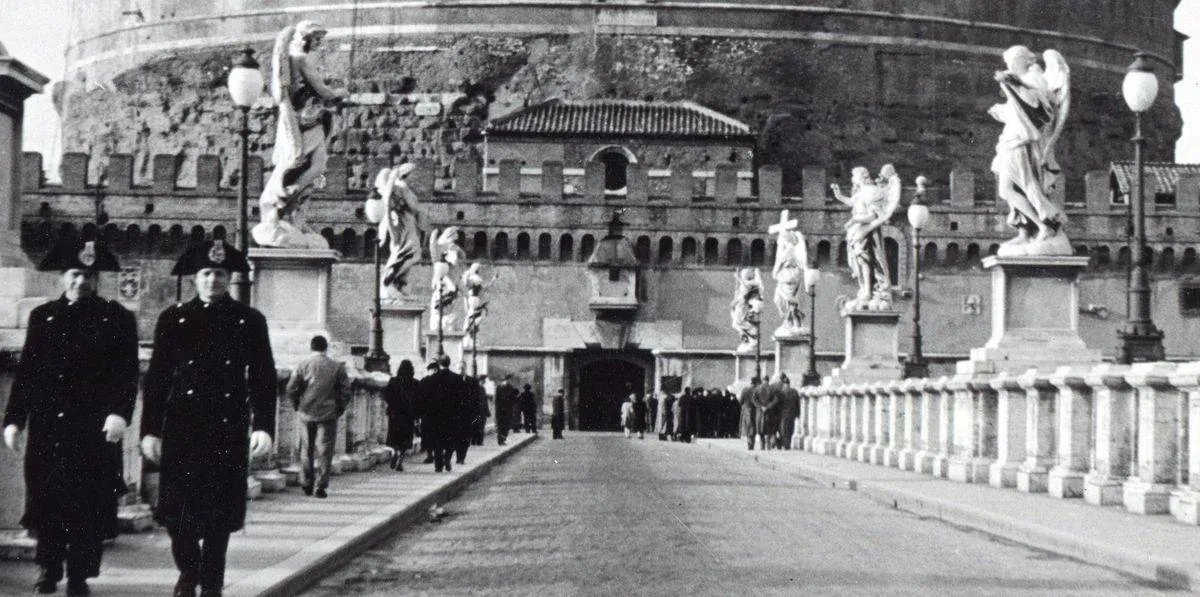 Rome Castel Sant\' Angelo, 1954