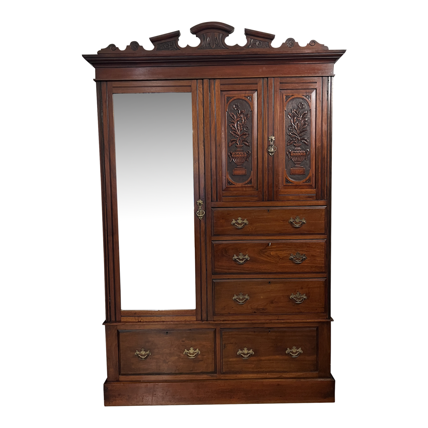 Vintage Mahogany Armoires Wardrobes and Linen Presses Chairish