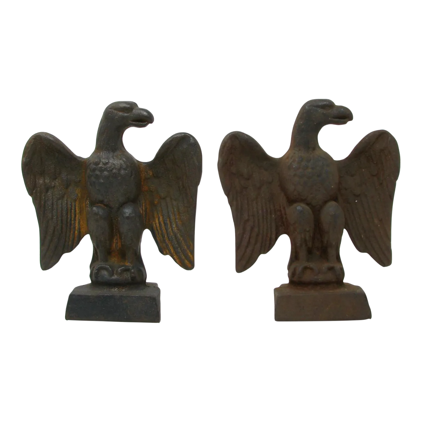 Vintage American Federal Style Cast Iron Eagle Bookends a Pair Chairish