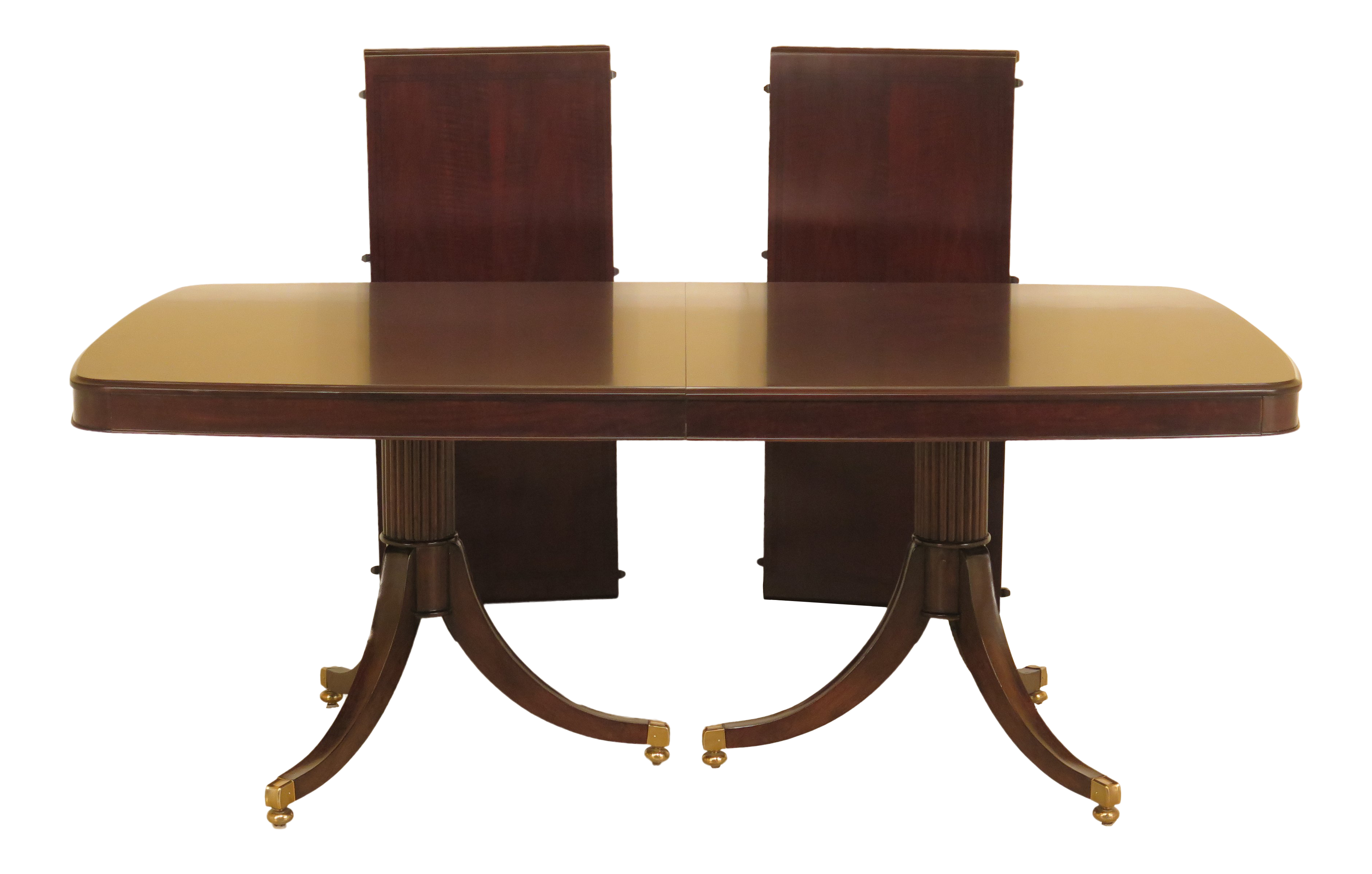 French Thomasville Duncan Phyfe Dark Cherry Dining Table Chairish