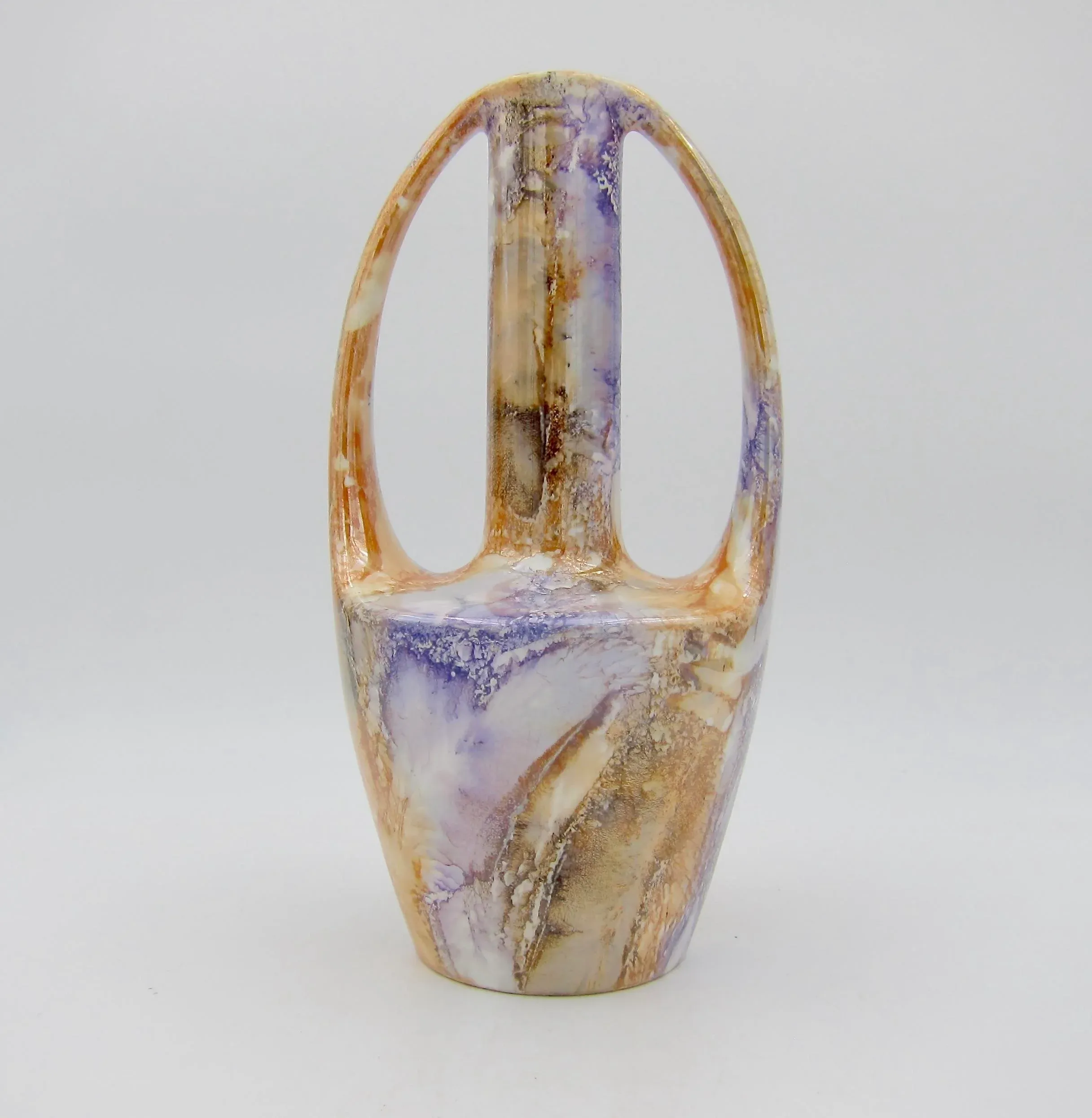Arabia of Finland Marble Lustre Vase 1928-1932 | Chairish