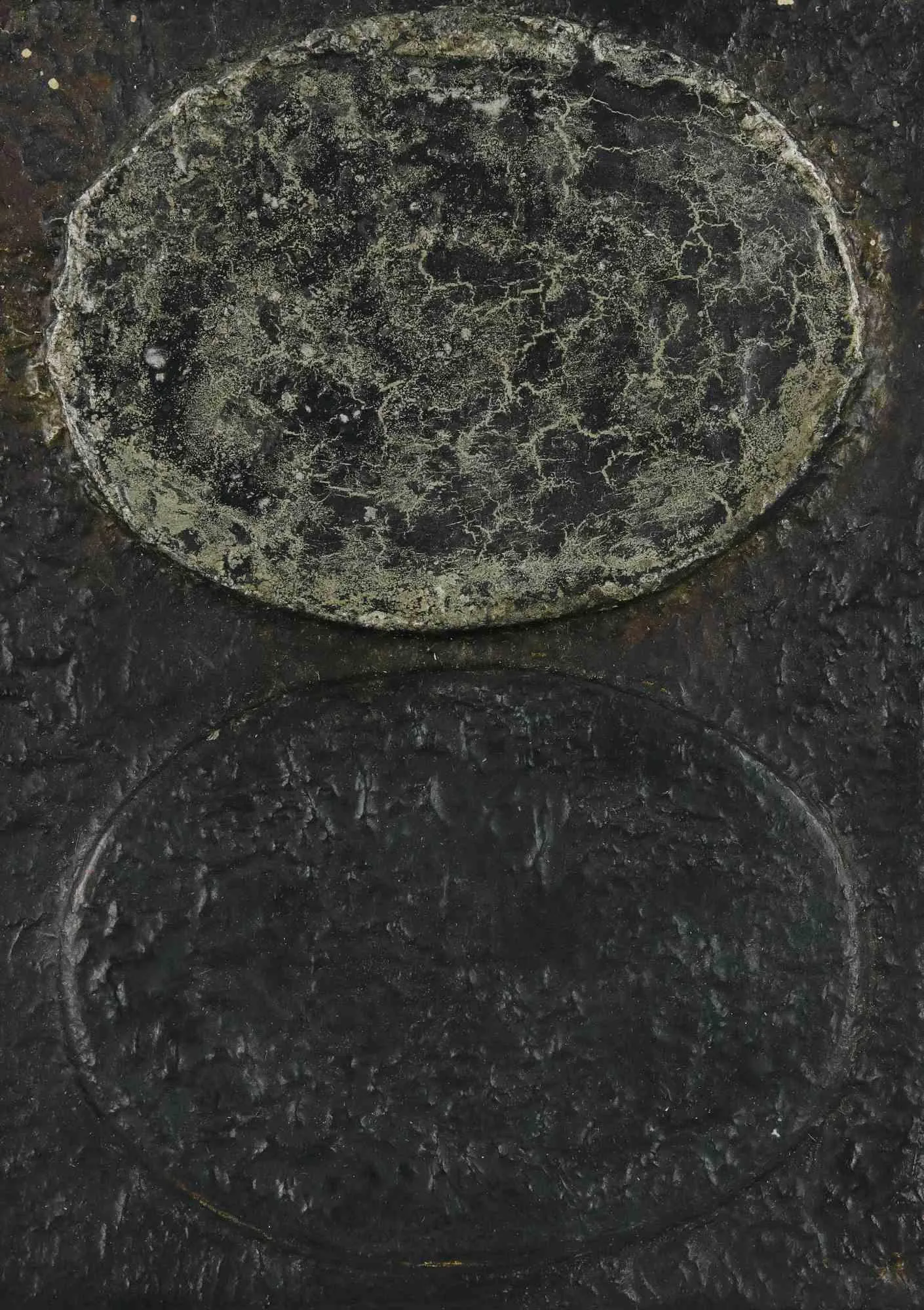 Andrea Nurcis, Ovals, 1987, Original Mixed Media on Canvas