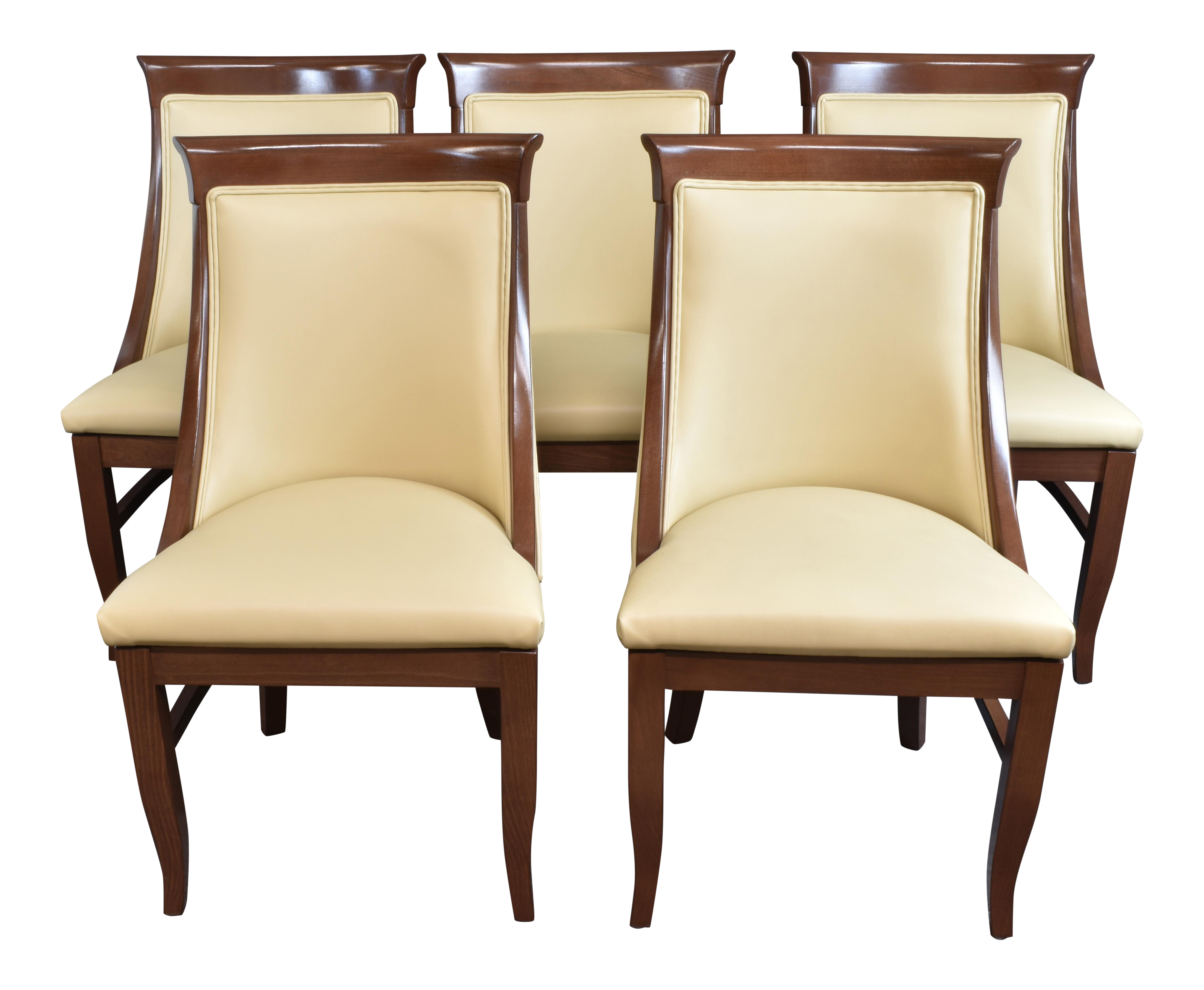 High back upholstered discount dining chairs with arms