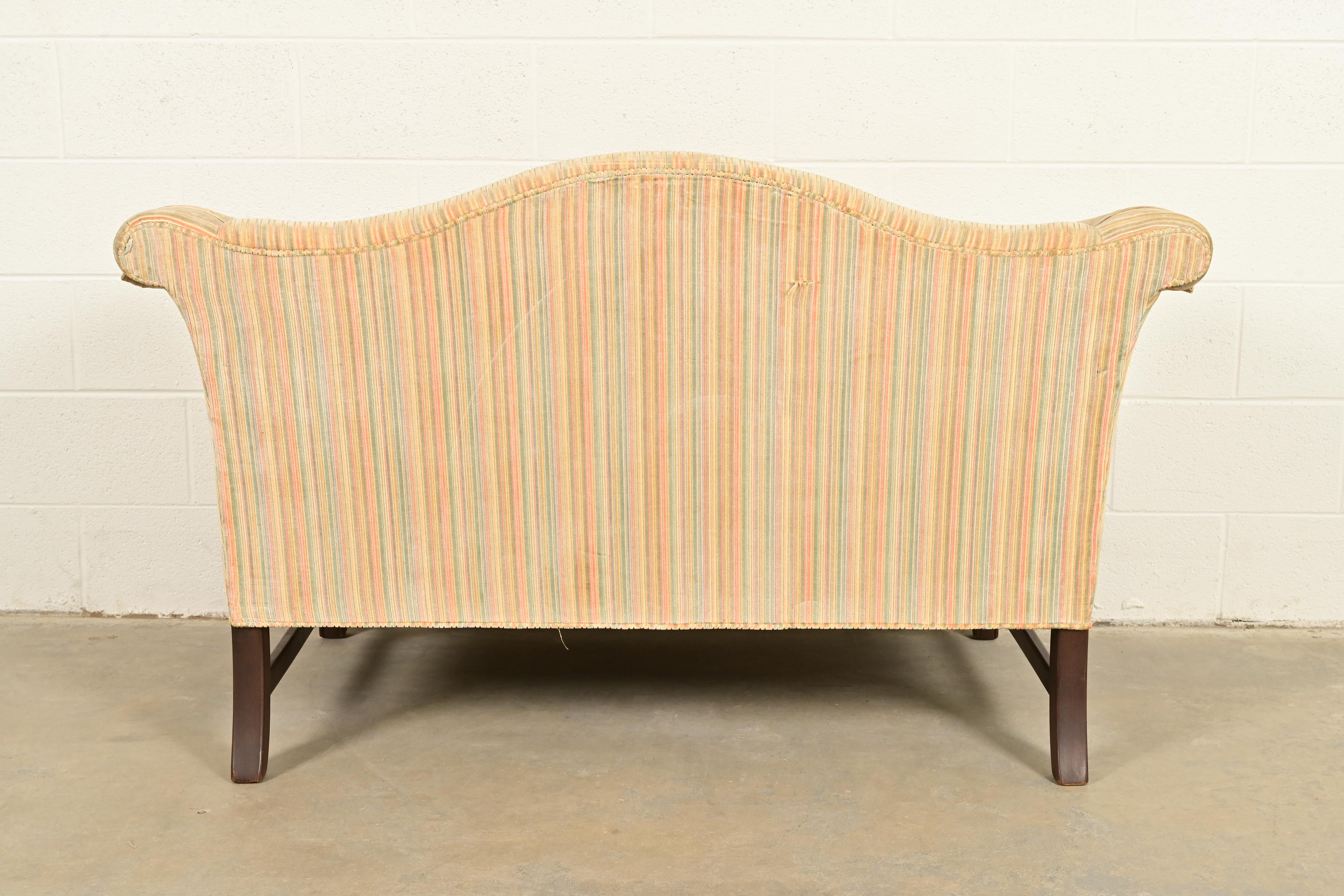 Ethan Allen Chippendale Camelback Loveseat or Sofa