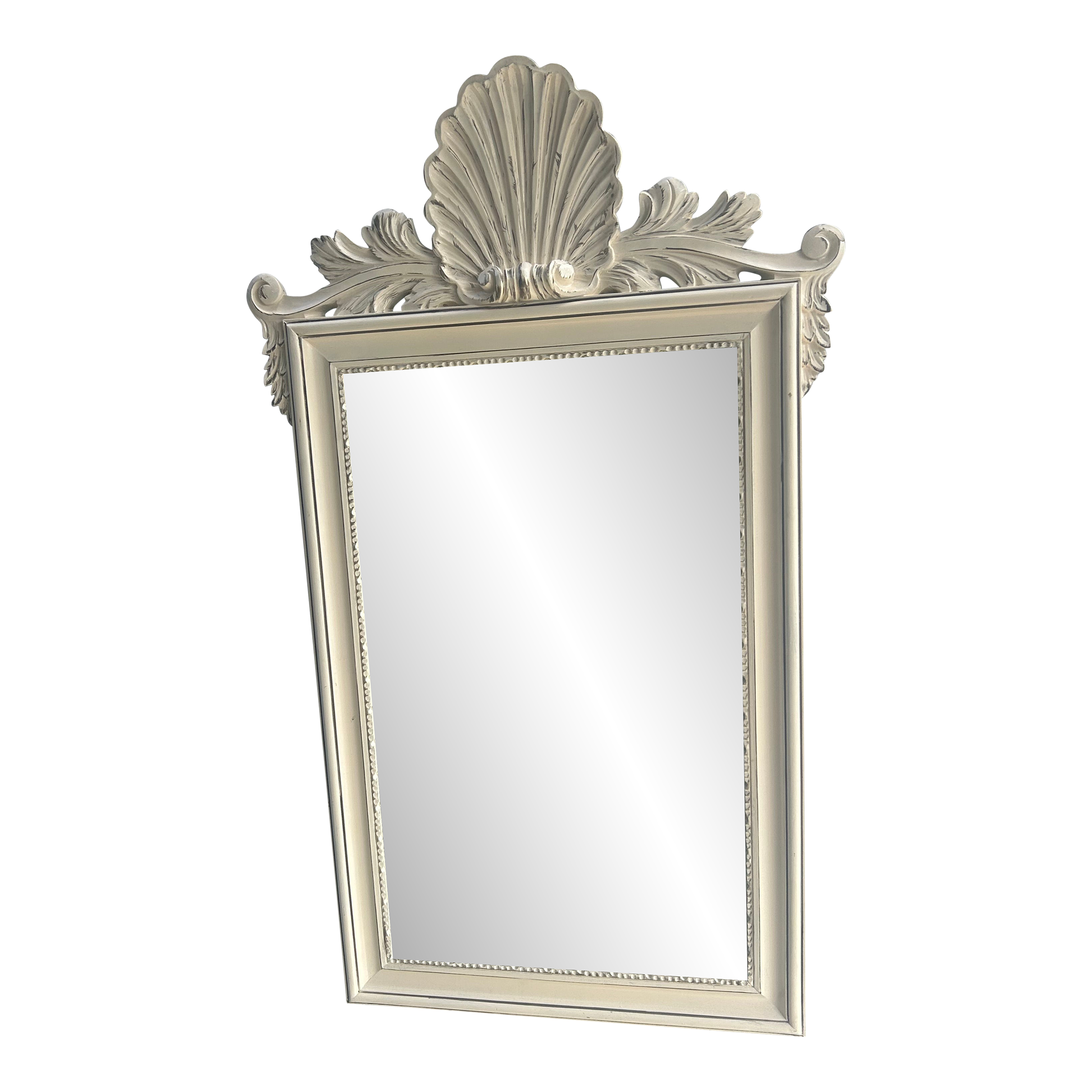 Palm Beach Regency Style Mirror With Shell Detail