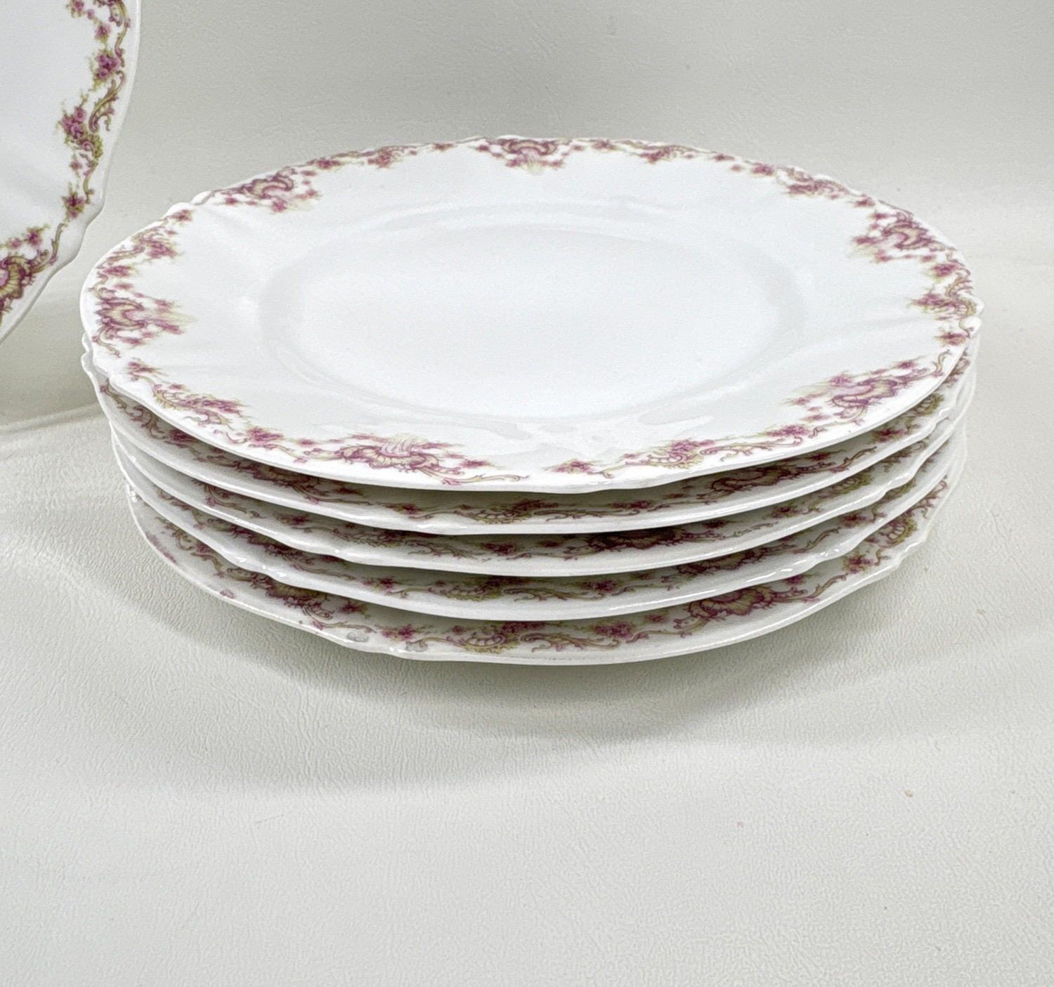 Antique Theodore Haviland Limoges 7-Pc Set – Schleiger 1047 for J. Seth Hopkins
