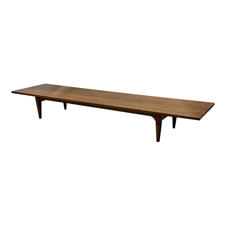 Danish MidCentury Modern Solid Teak Narrow Low / Coffee Table, 1950s Chairish