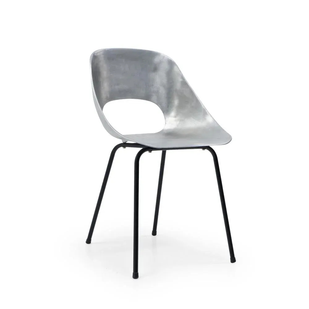 椅子 Pierre Guariche Tonneau chair Steiner Aluminum Tonneau Chair by Pierre Guariche for Steiner, 1950s