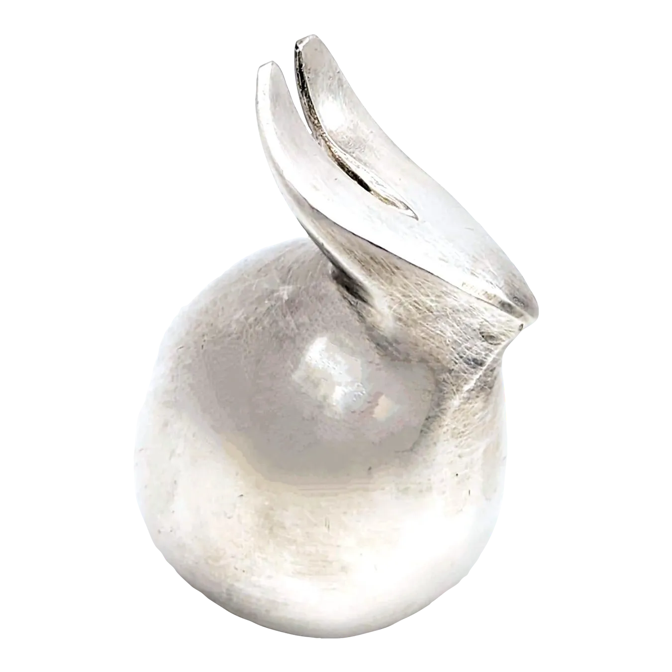1980s Gunnar Cyrén Dansk Silverplated Rabbit Paperweight Ornament ...