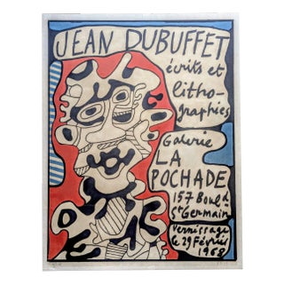 Jean Dubuffet, Writings and Lithographs, 1968, Original Hand