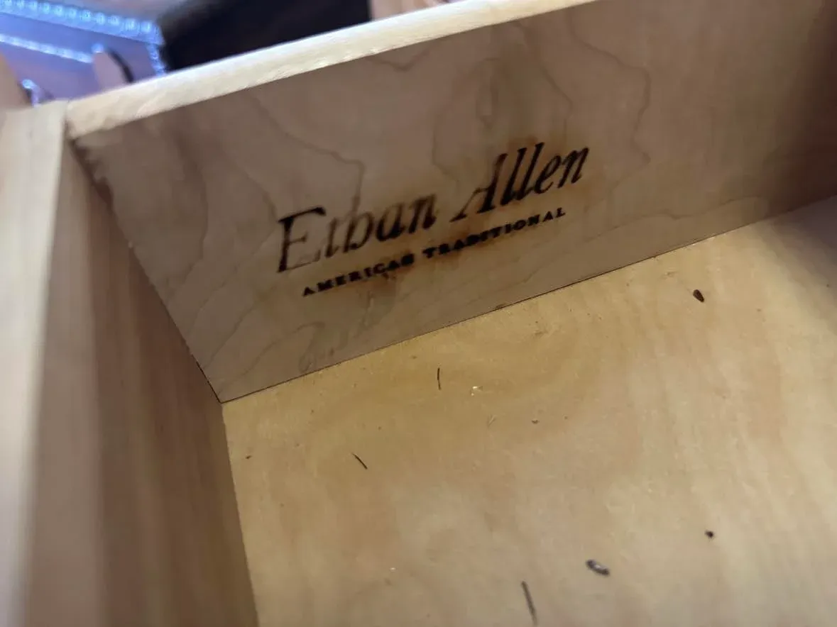 Ethan Allen Nutmeg Solid Maple 52\
