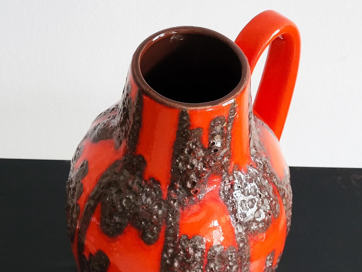 Large West German Fat Lava Ceramic Vase from Scheurich