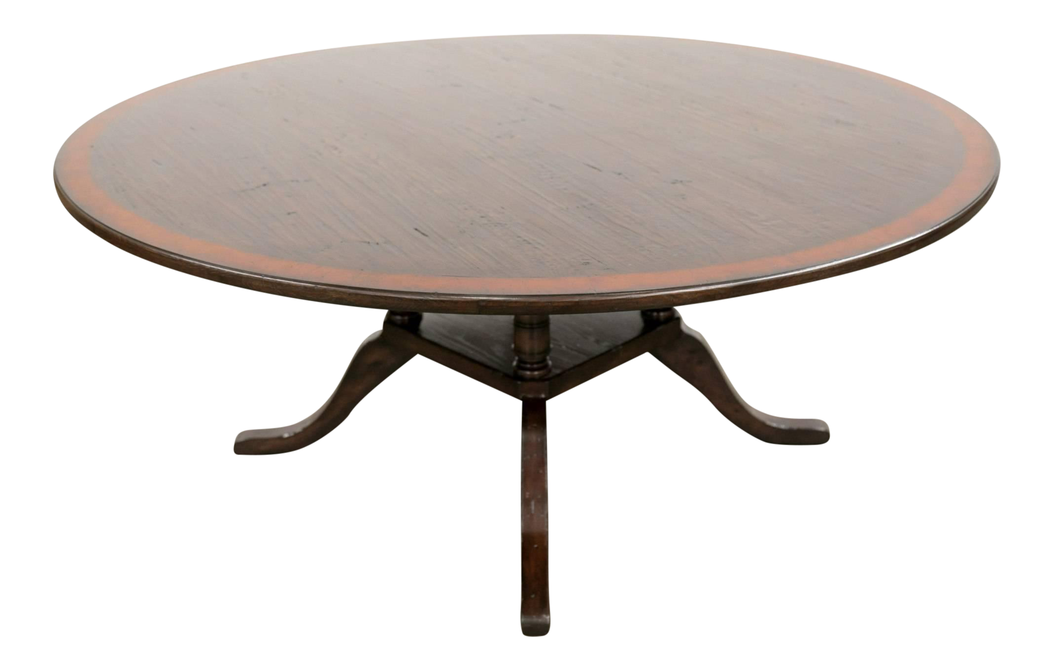 Georgian Style Six Foot Round Birdcage Pedestal Dining Table Chairish Georgian Style Six Foot Round Birdcage Pedestal Dining Table Chairish