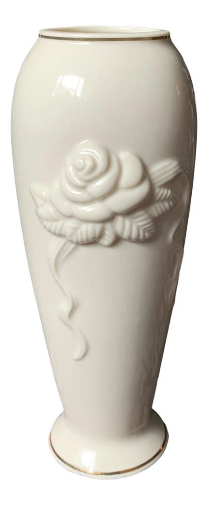 1980s Lenox Porcelain Rosebud Collection Vase | Chairish