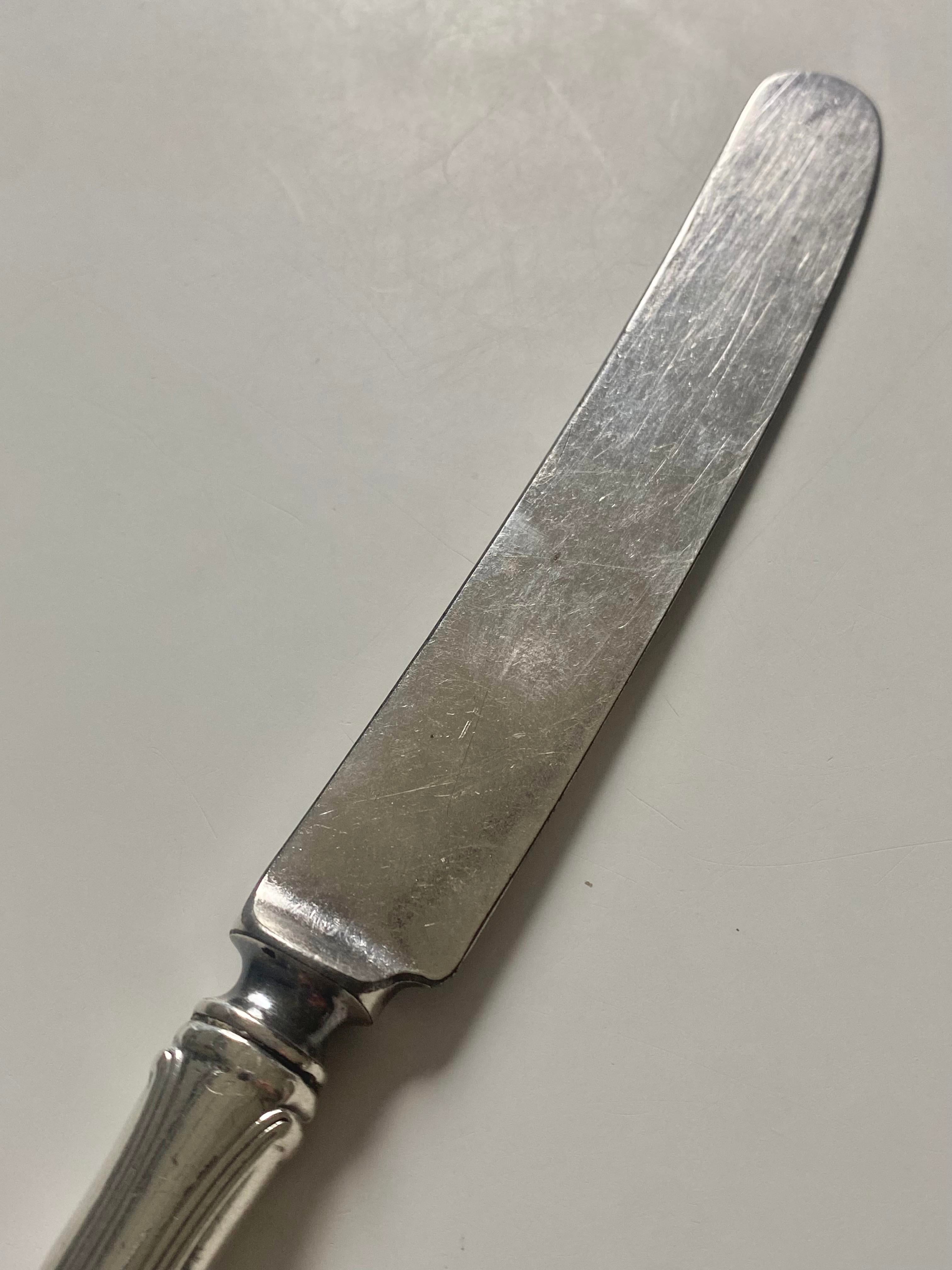 Sterling Silver Alvin Evangeline Pattern Knife