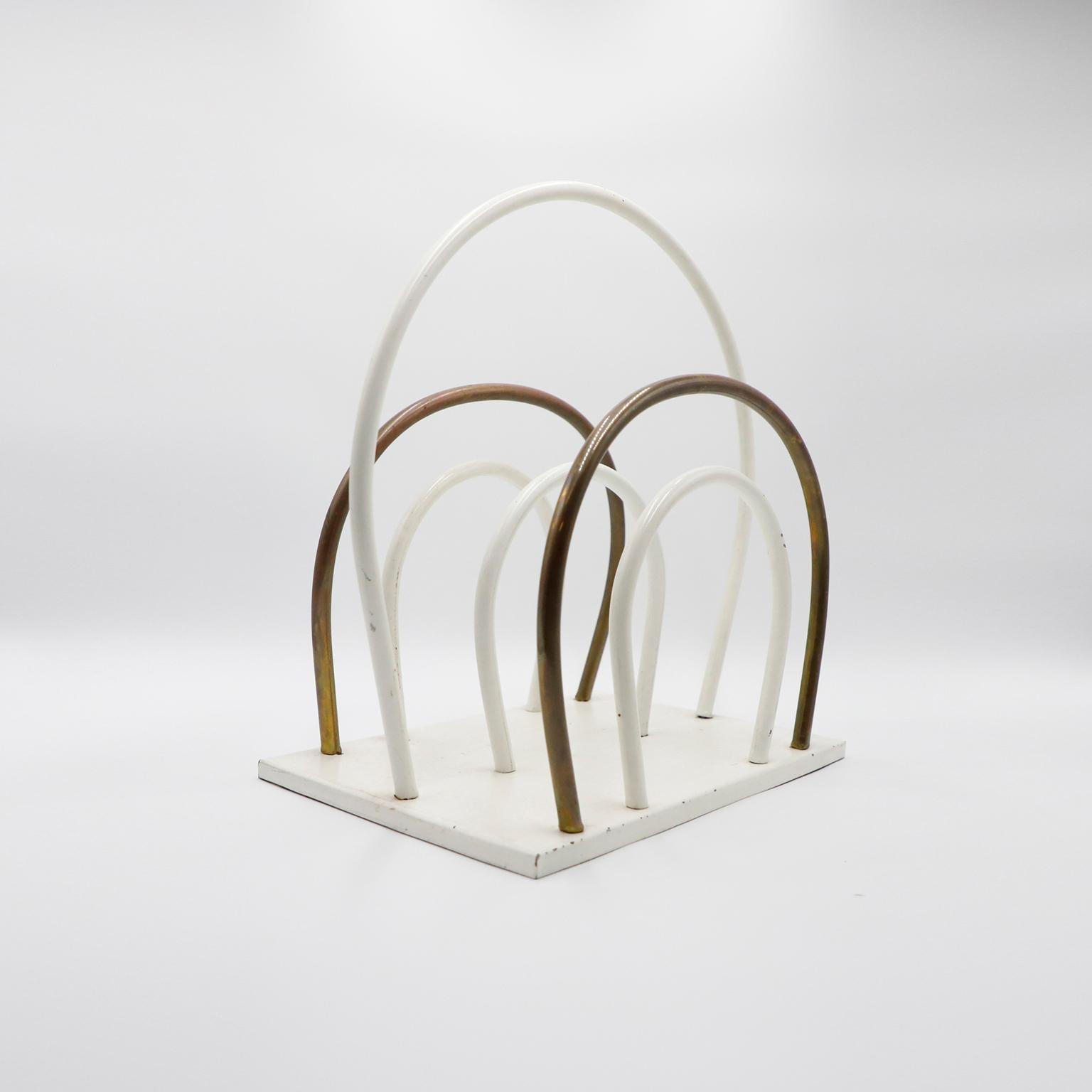 1940s Art Deco Magazine Rack