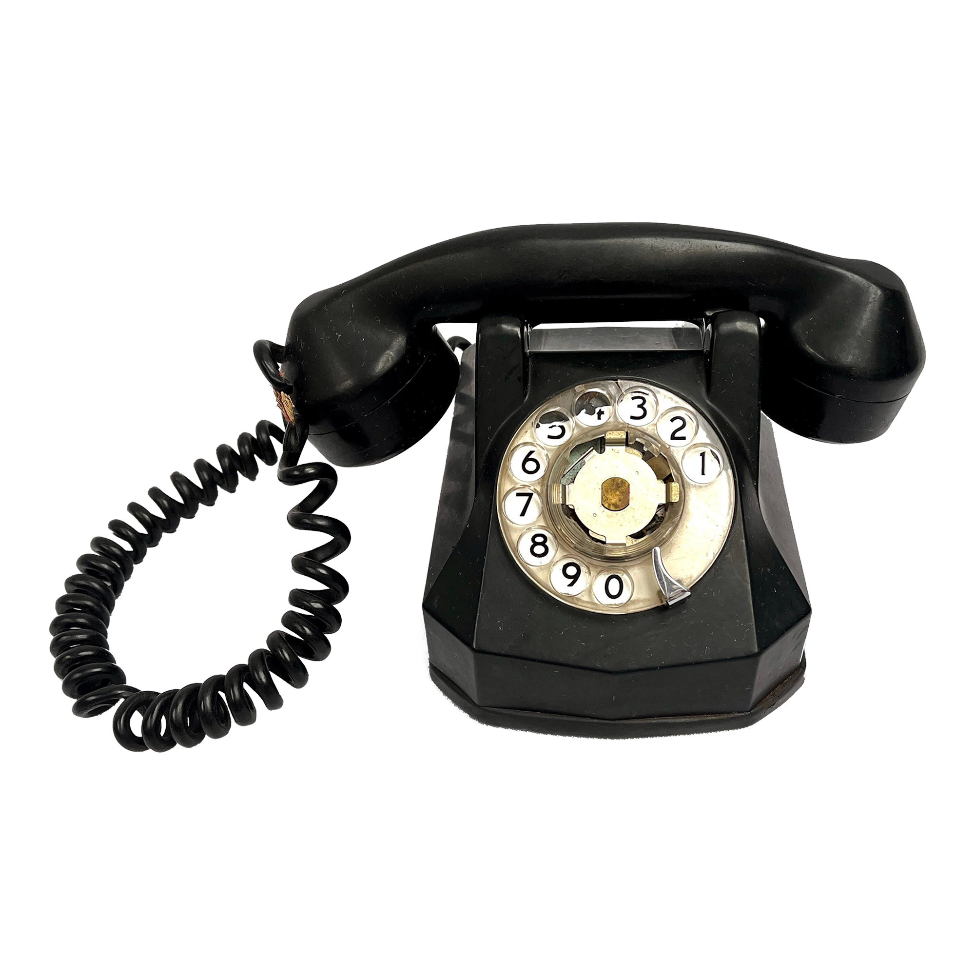 1940s Black Rotary Dial Telephone Chairish