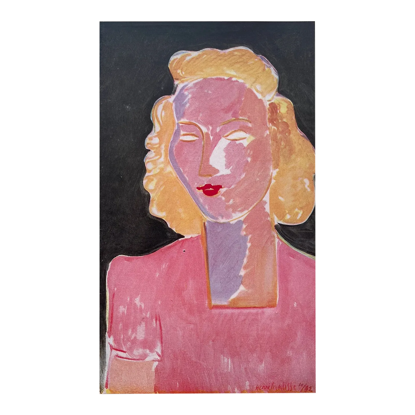 Henri Matisse Vintage 1946 Limited Edition French Fine Art