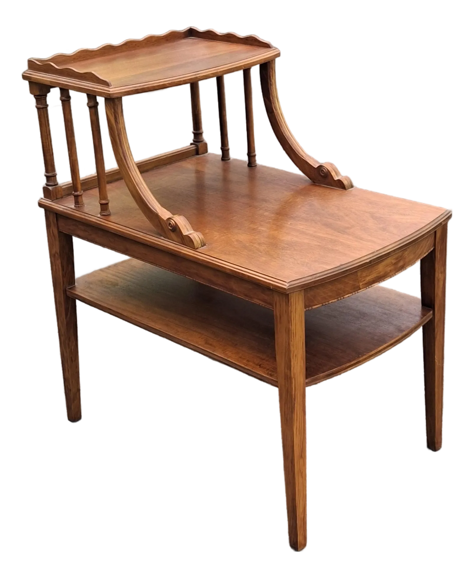 Mersman Three Tier Mahogany Side Table, Circa 1940s | Chairish