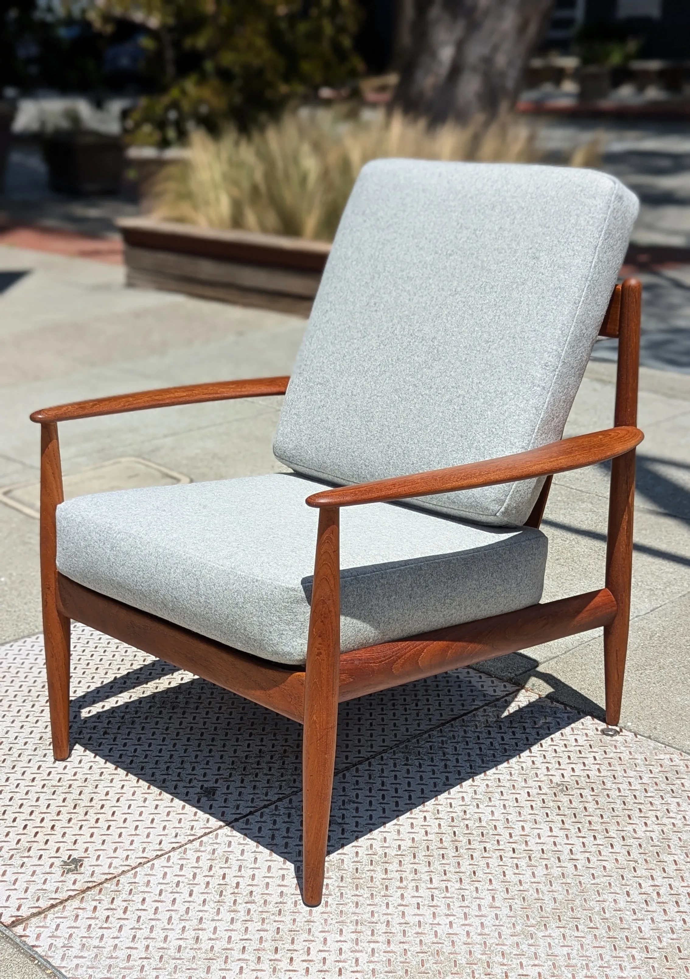 Grete Jalk for France & Son Danish Teak Lounge Chair, 1960s | Chairish