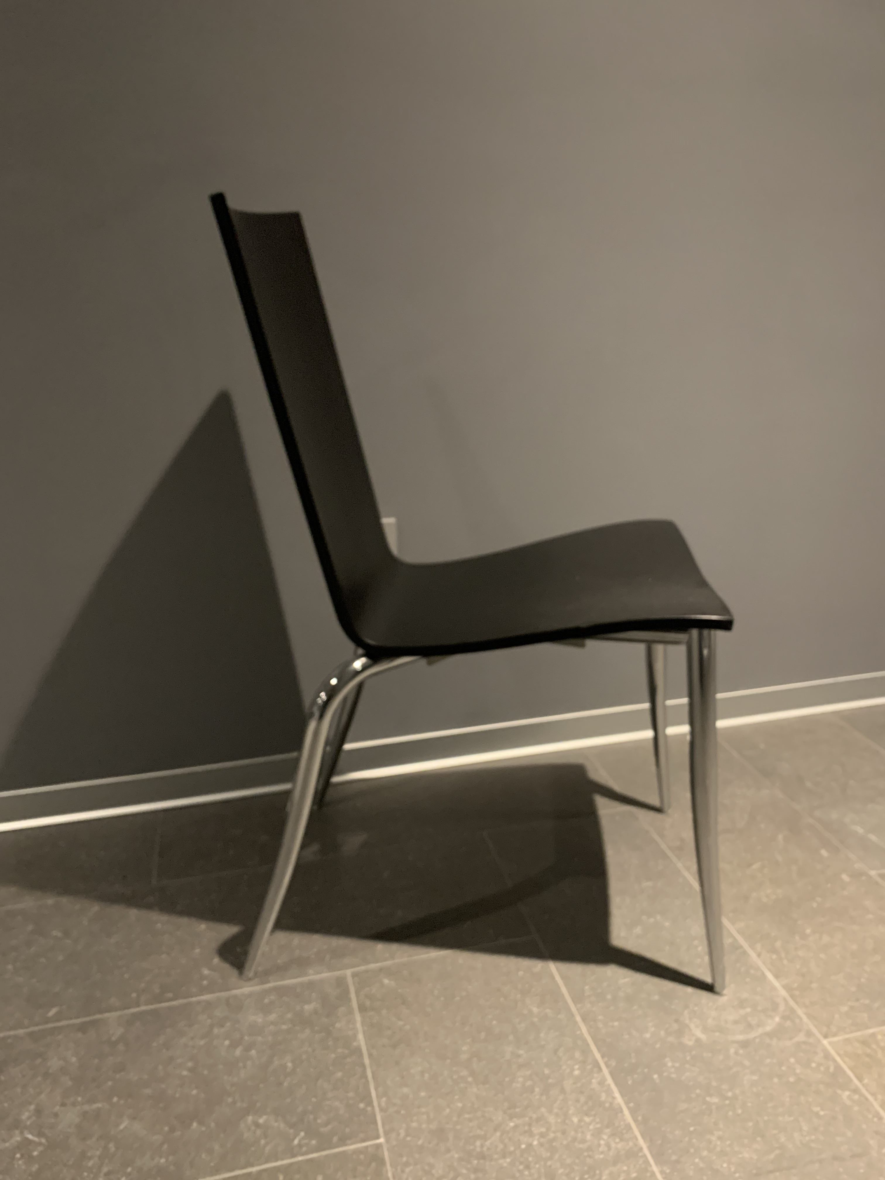 1994 Black Olly Tango Chair Philippe Starck - Driade | Chairish
