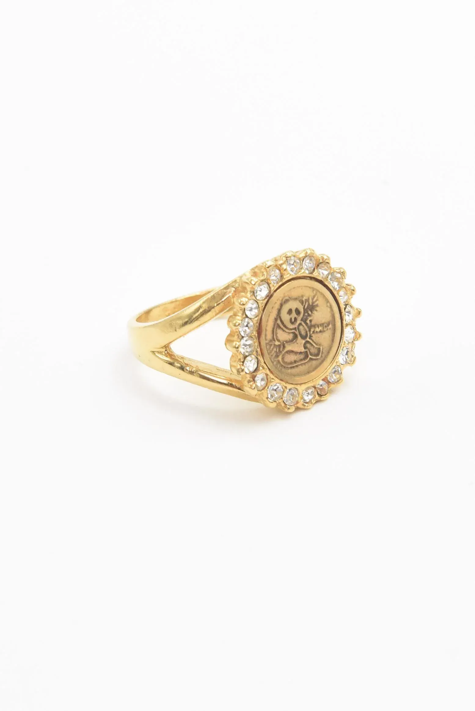 Panda bear coin ring best sale