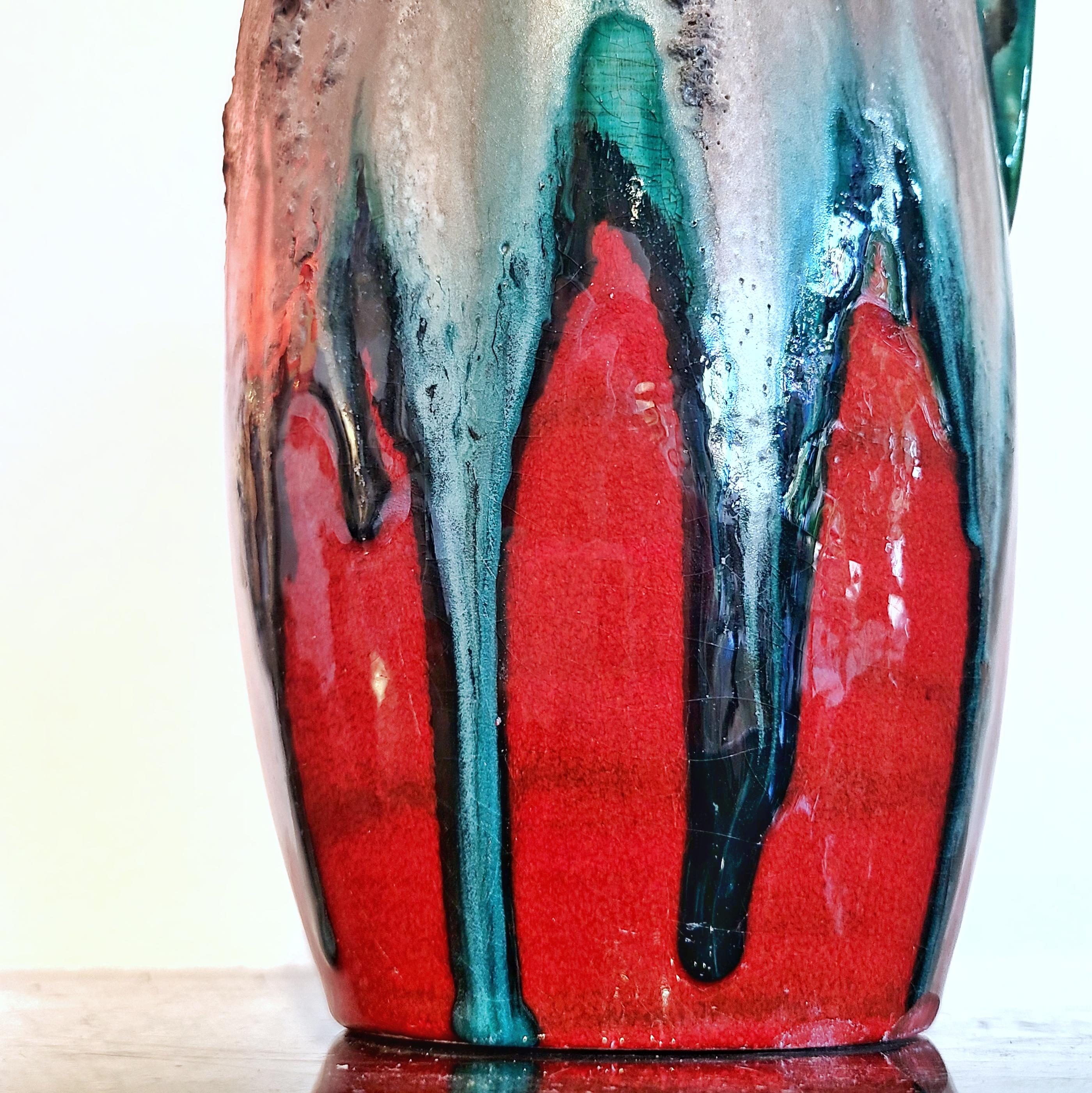 Stunning Scheurich Keramik Volcanic Fat-Lava Jug Vase Nr