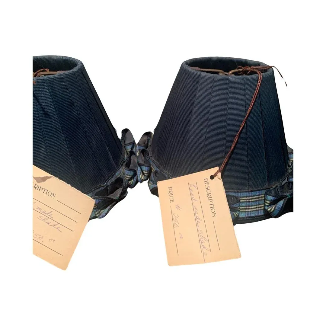 Pair of Vintage Handmade English Traditional Cottage Lampshades | Chairish, image size:1080x1080